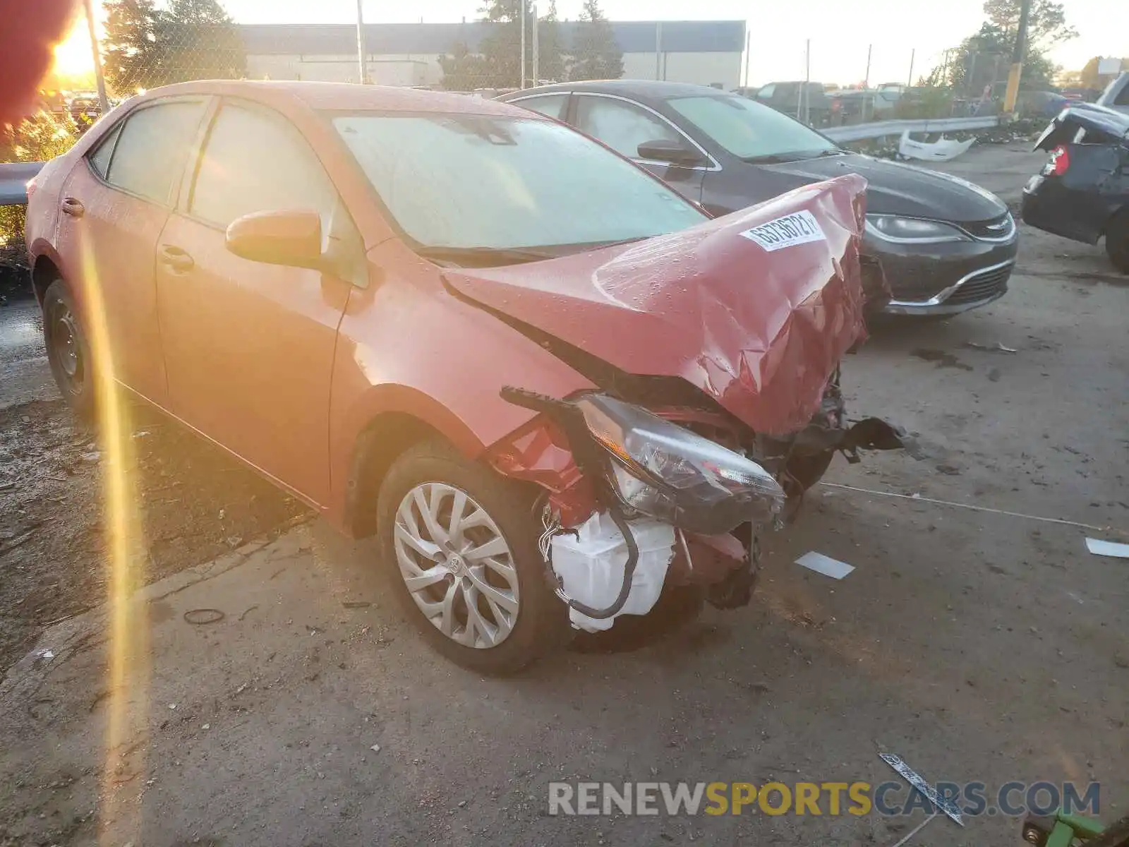 1 Photograph of a damaged car 5YFBURHE3KP944255 TOYOTA COROLLA 2019