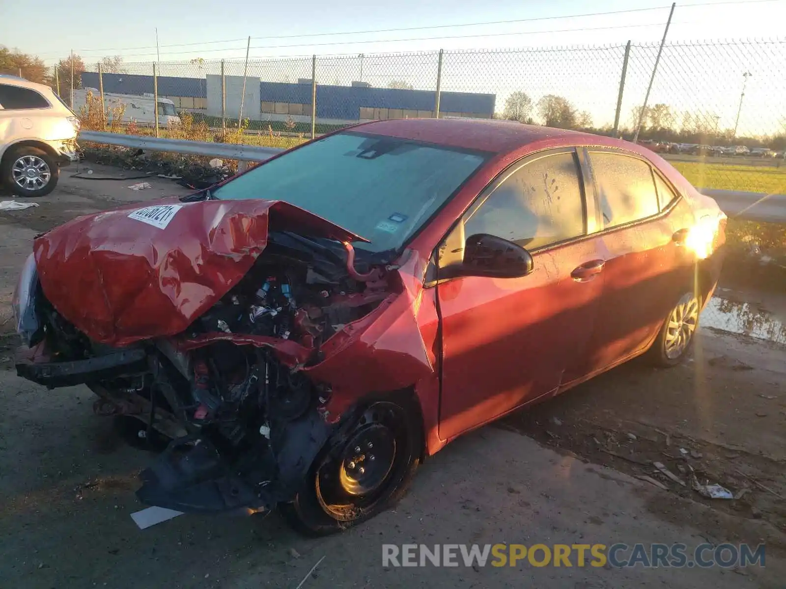 2 Photograph of a damaged car 5YFBURHE3KP944255 TOYOTA COROLLA 2019