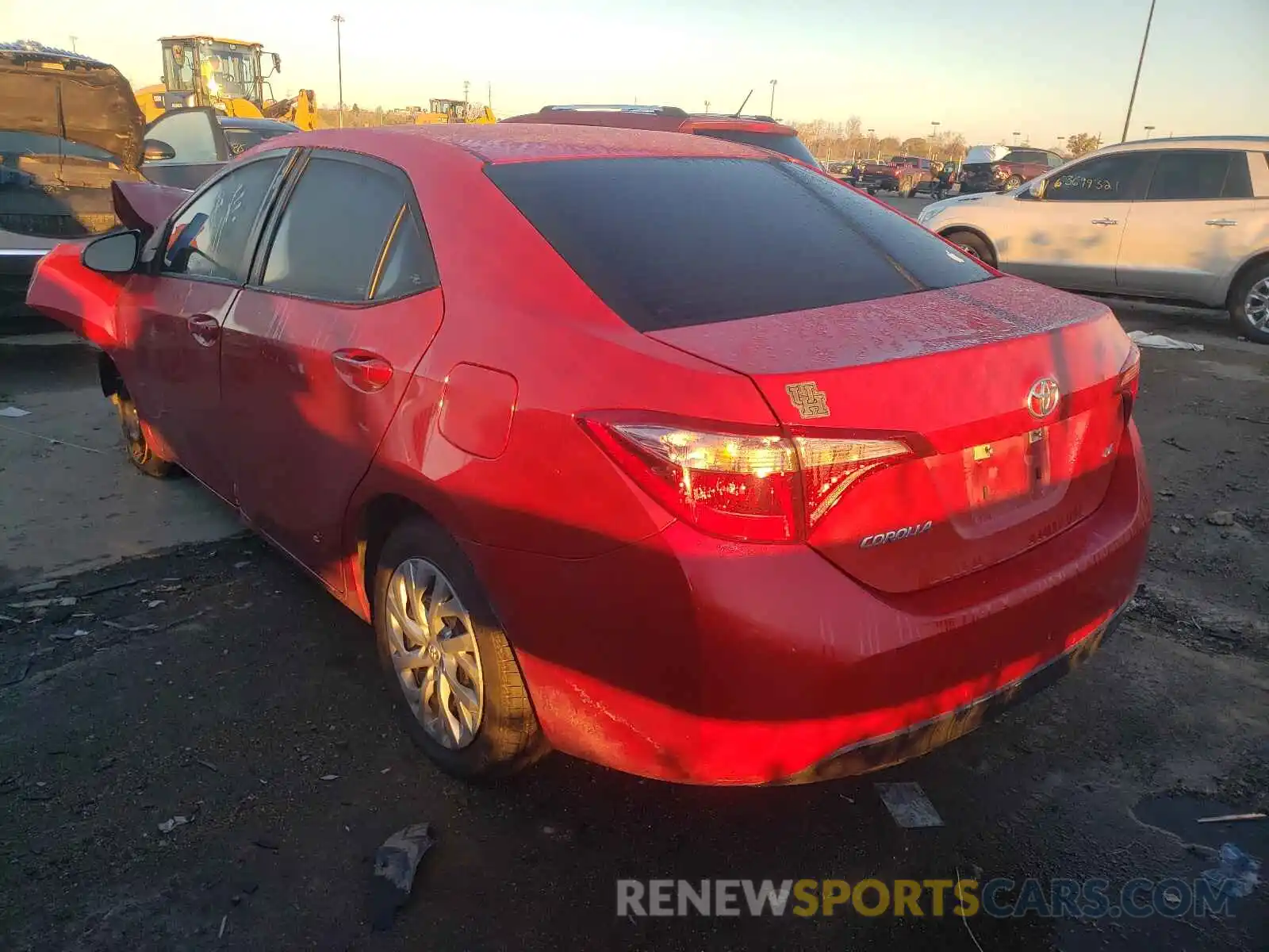 3 Photograph of a damaged car 5YFBURHE3KP944255 TOYOTA COROLLA 2019