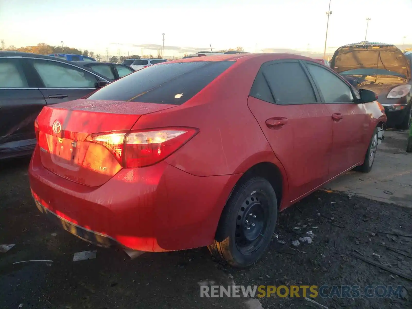 4 Photograph of a damaged car 5YFBURHE3KP944255 TOYOTA COROLLA 2019