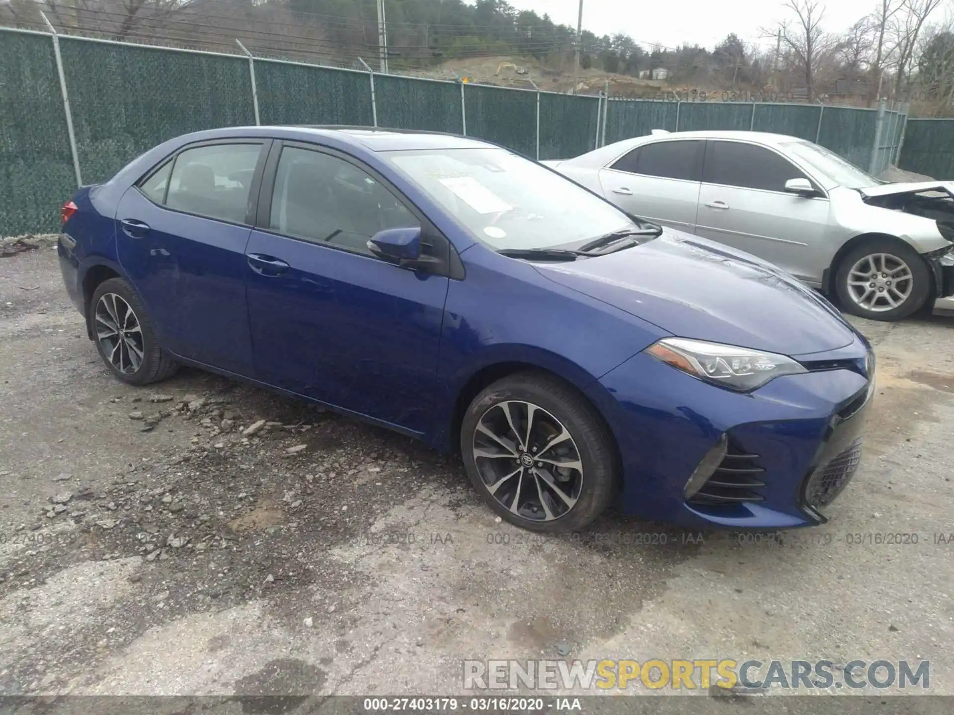 1 Photograph of a damaged car 5YFBURHE3KP944448 TOYOTA COROLLA 2019