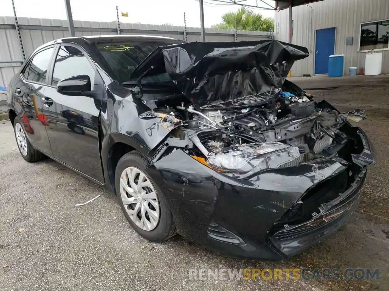 1 Photograph of a damaged car 5YFBURHE3KP944627 TOYOTA COROLLA 2019