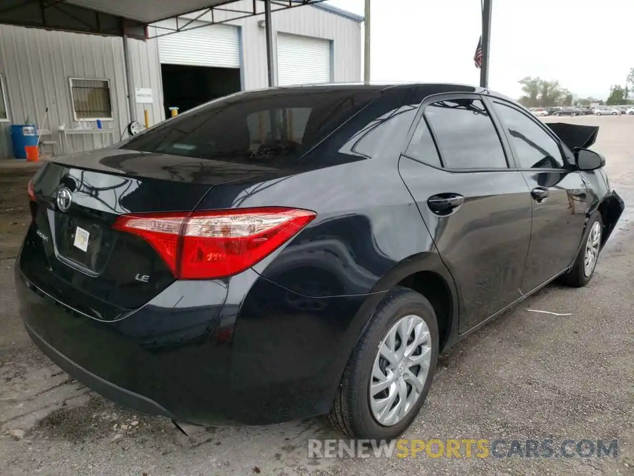 4 Photograph of a damaged car 5YFBURHE3KP944627 TOYOTA COROLLA 2019