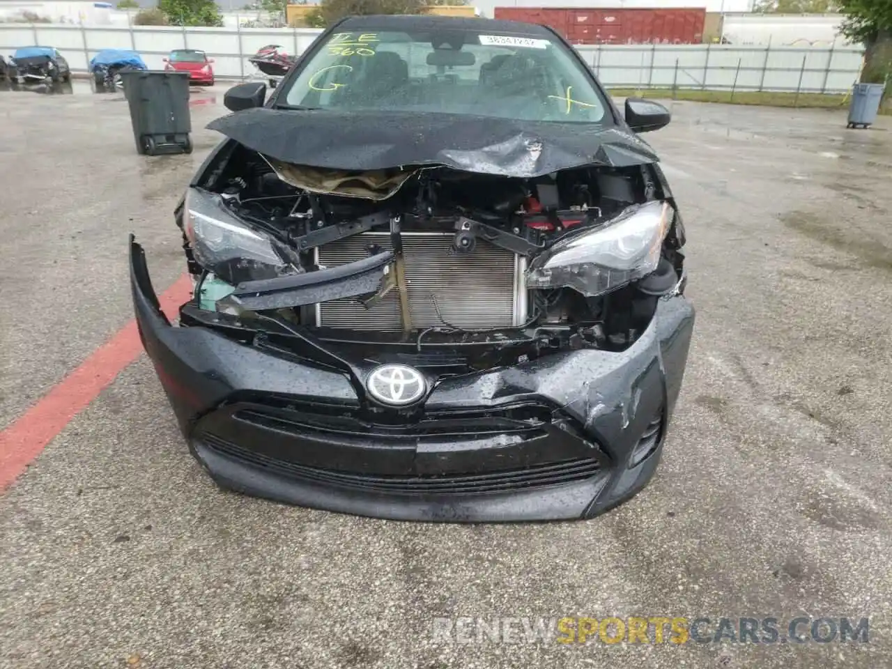 9 Photograph of a damaged car 5YFBURHE3KP944756 TOYOTA COROLLA 2019