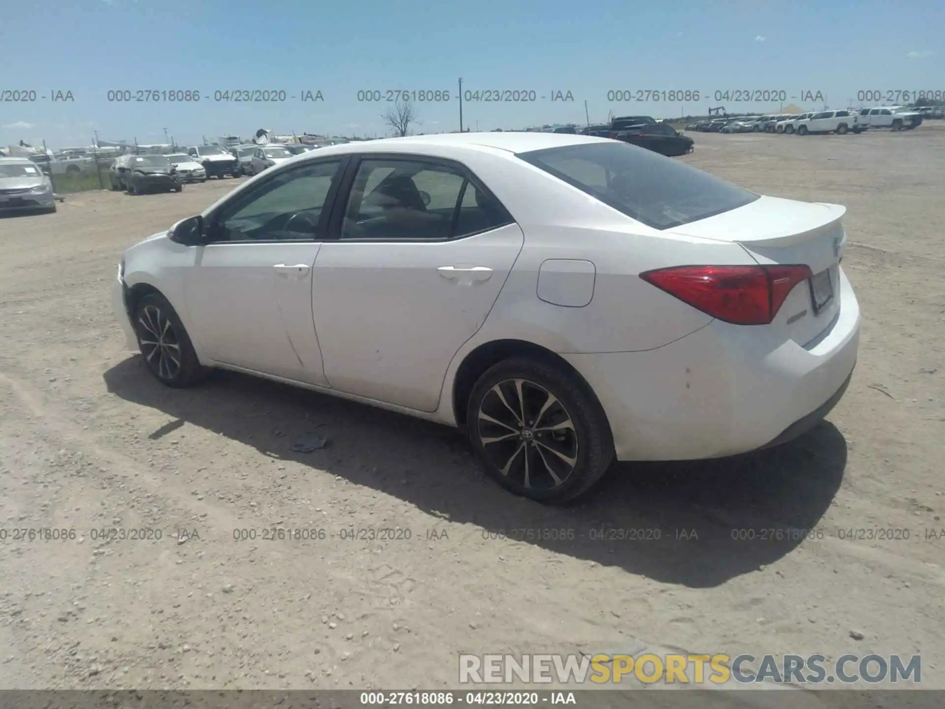 3 Photograph of a damaged car 5YFBURHE3KP944885 TOYOTA COROLLA 2019