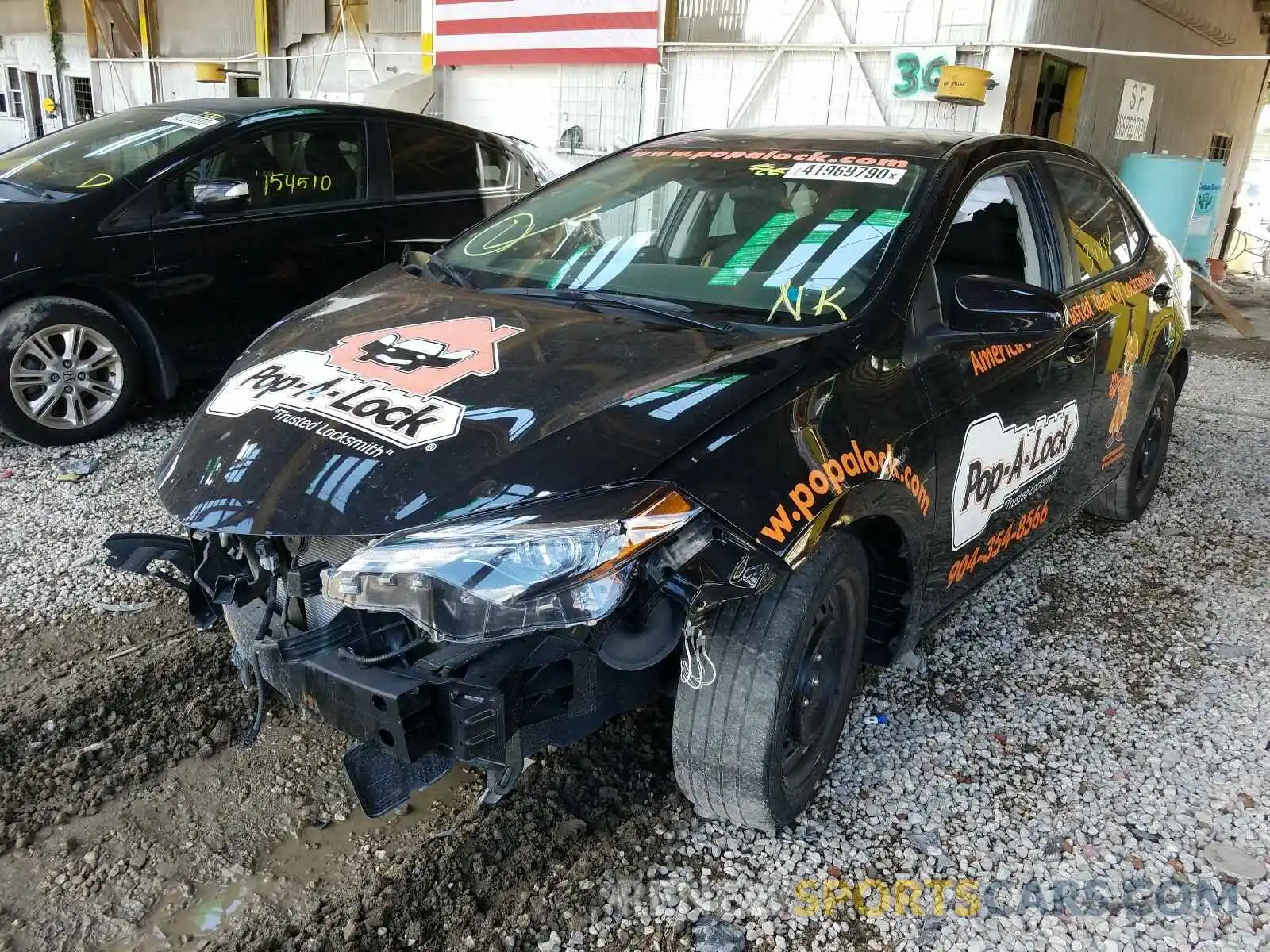 2 Photograph of a damaged car 5YFBURHE3KP945230 TOYOTA COROLLA 2019