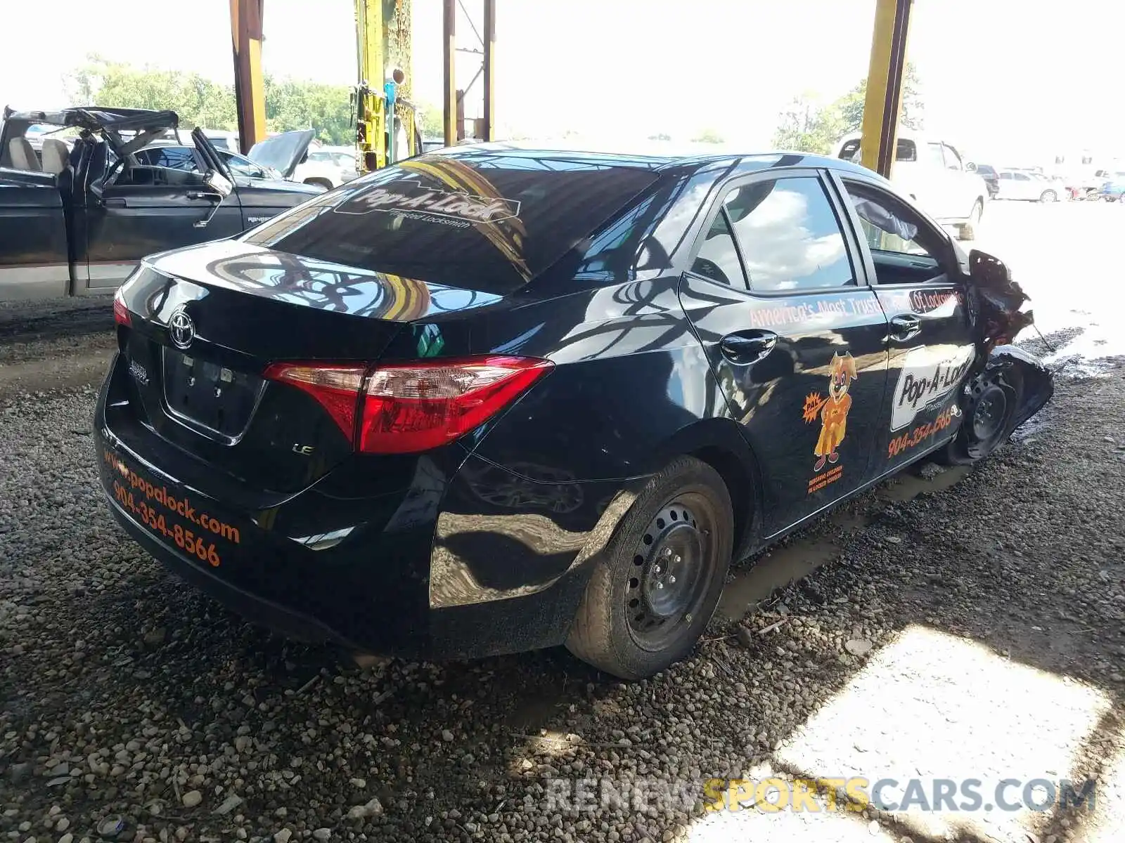 4 Photograph of a damaged car 5YFBURHE3KP945230 TOYOTA COROLLA 2019