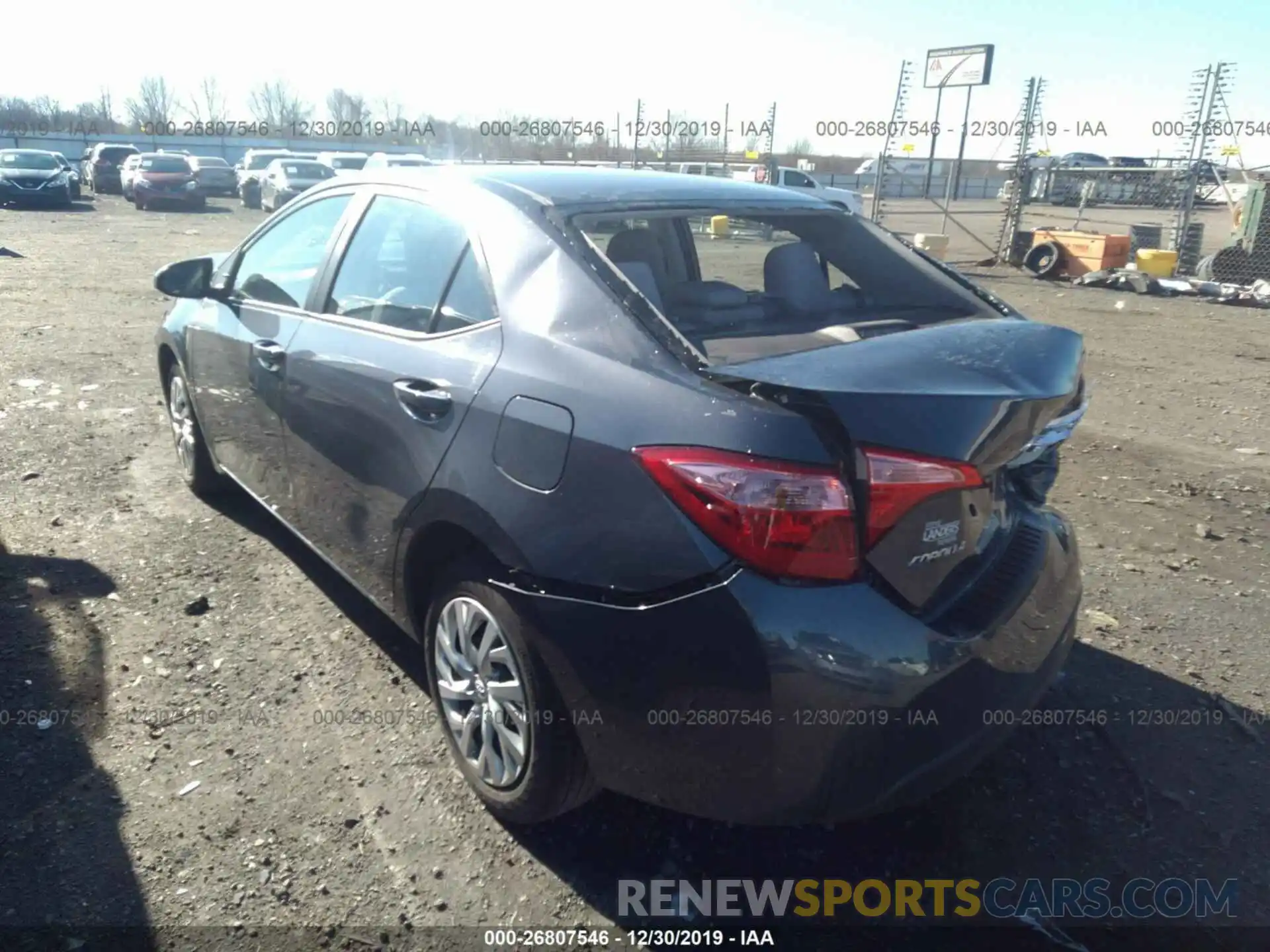 3 Photograph of a damaged car 5YFBURHE3KP945471 TOYOTA COROLLA 2019