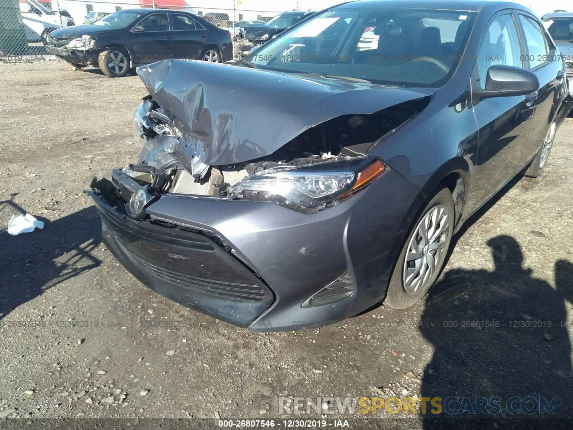 6 Photograph of a damaged car 5YFBURHE3KP945471 TOYOTA COROLLA 2019