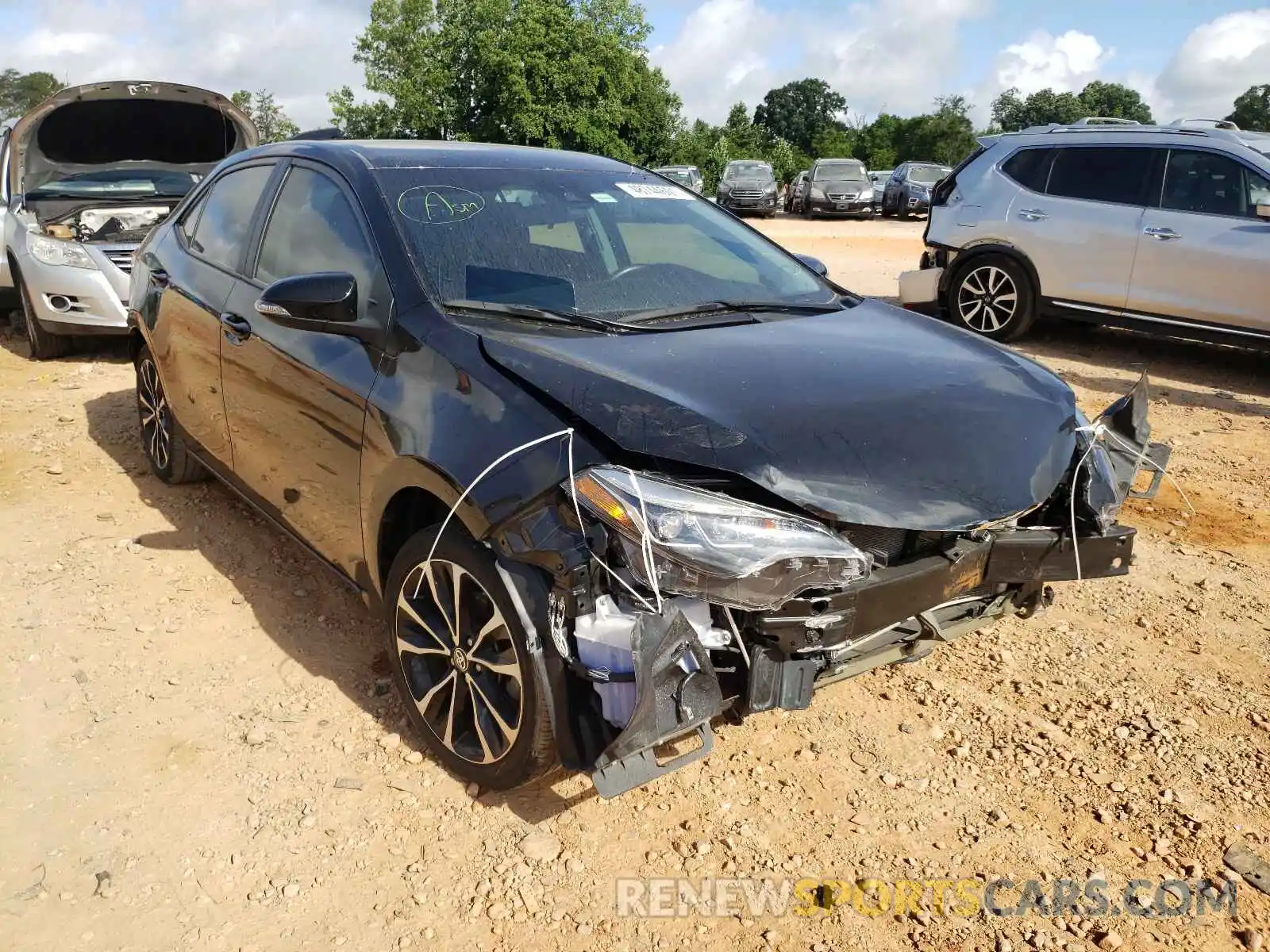 1 Photograph of a damaged car 5YFBURHE3KP945633 TOYOTA COROLLA 2019