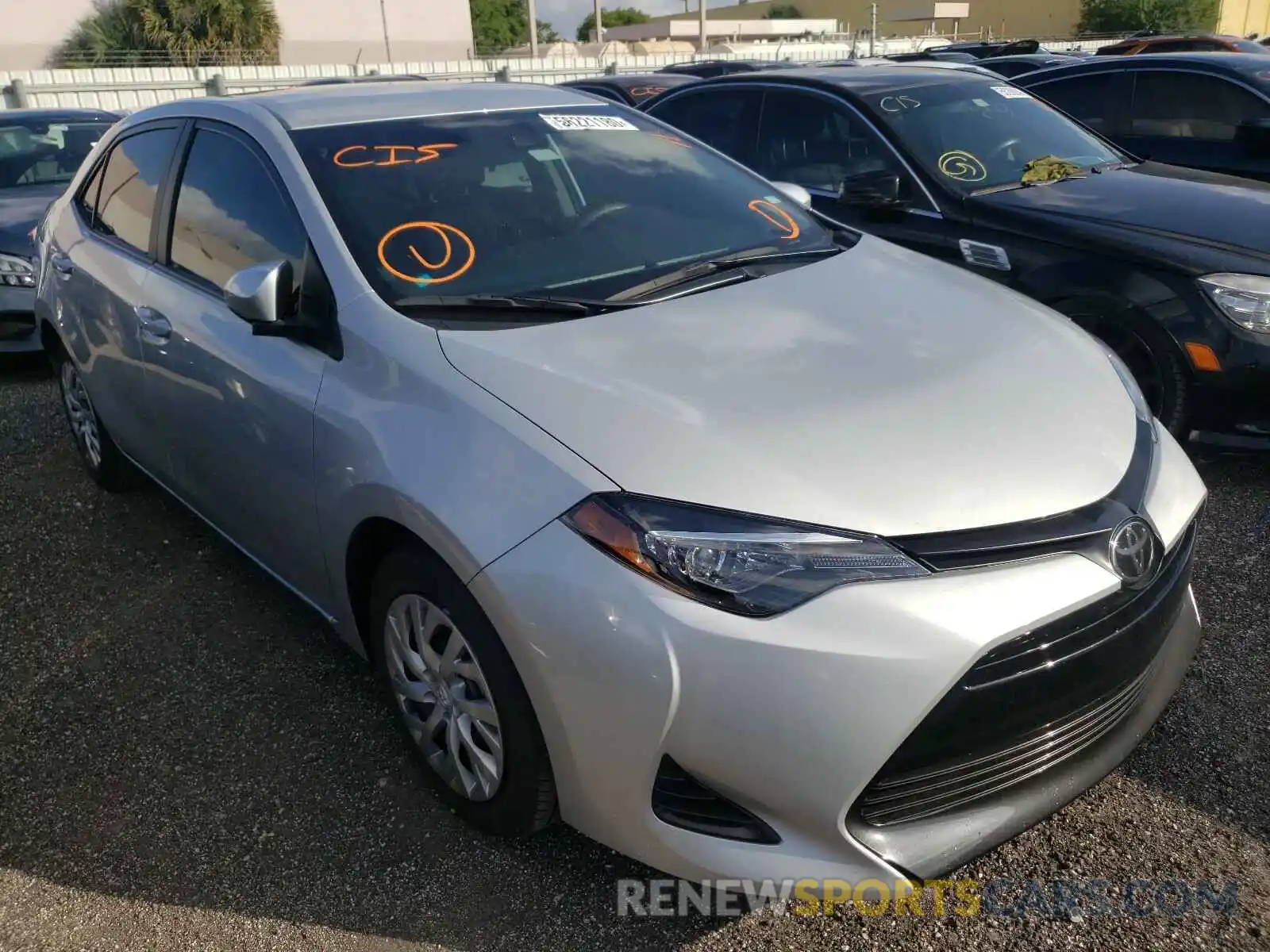 1 Photograph of a damaged car 5YFBURHE3KP945664 TOYOTA COROLLA 2019