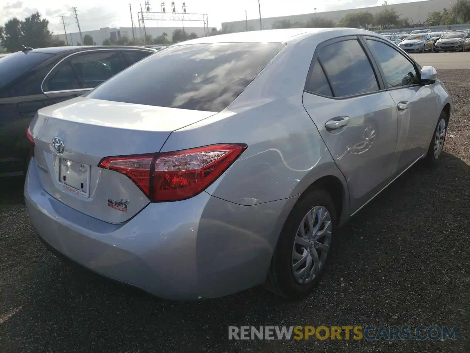 4 Photograph of a damaged car 5YFBURHE3KP945664 TOYOTA COROLLA 2019