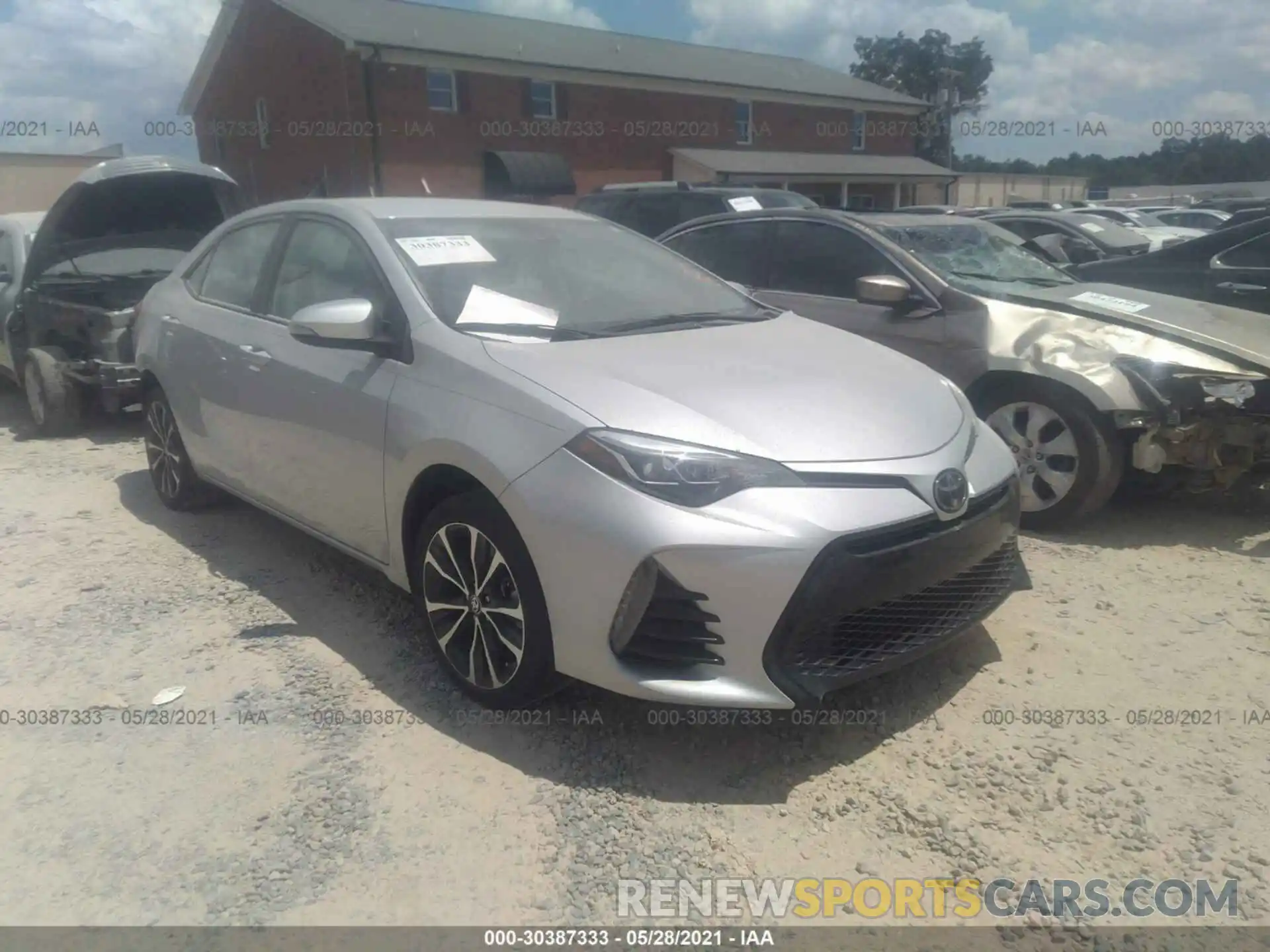 1 Photograph of a damaged car 5YFBURHE3KP946765 TOYOTA COROLLA 2019