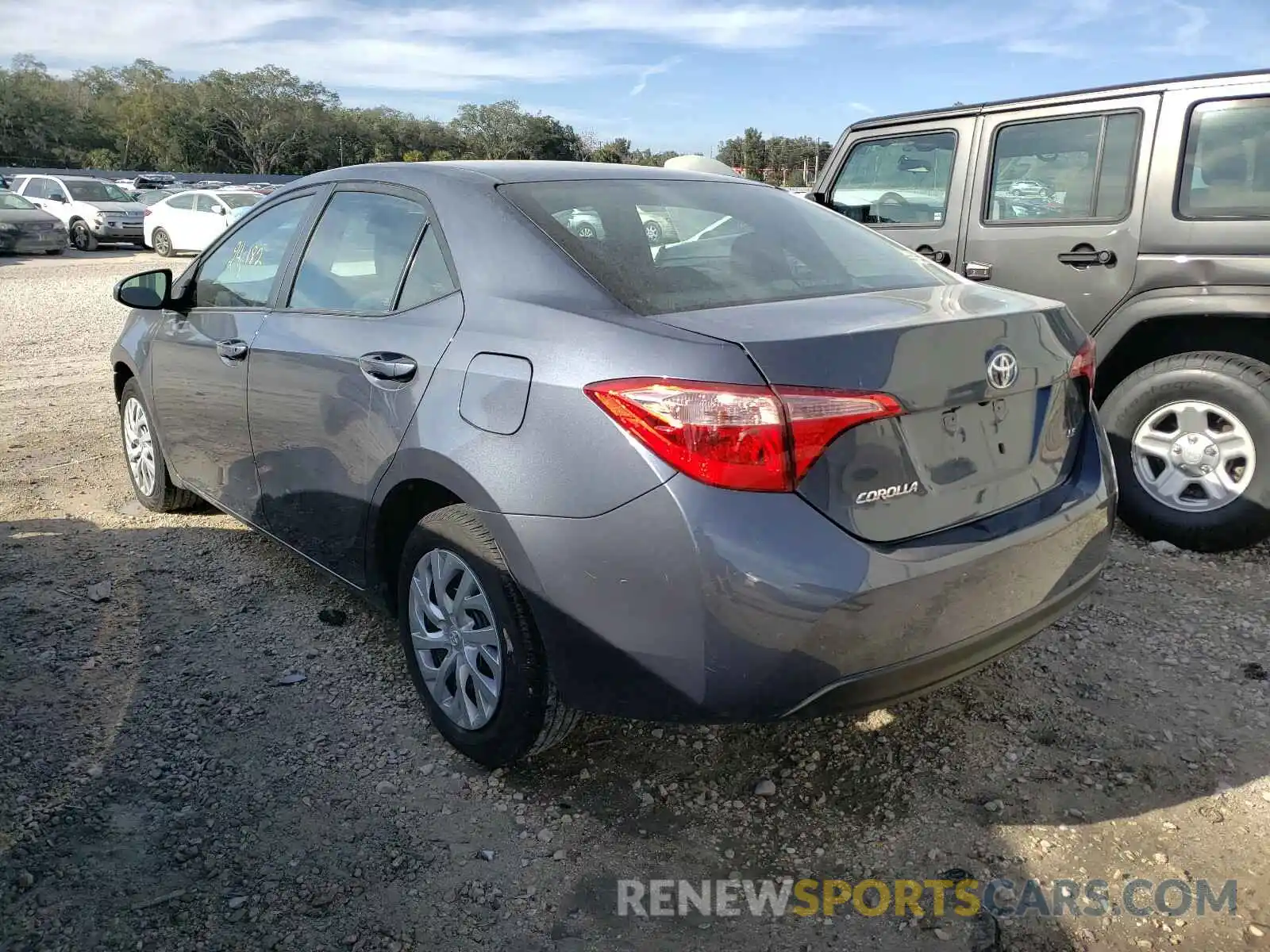 3 Photograph of a damaged car 5YFBURHE3KP946894 TOYOTA COROLLA 2019