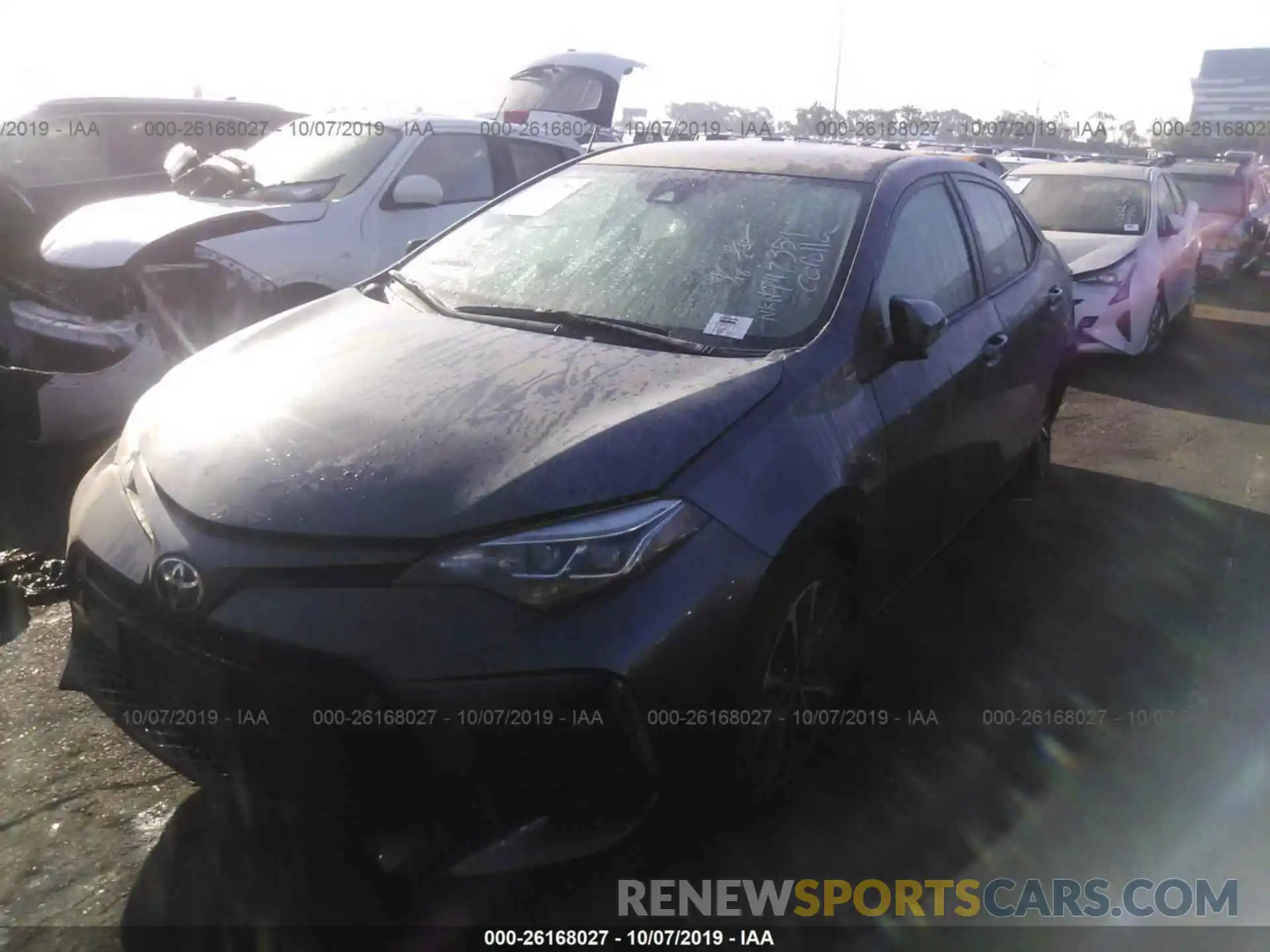 2 Photograph of a damaged car 5YFBURHE3KP947351 TOYOTA COROLLA 2019