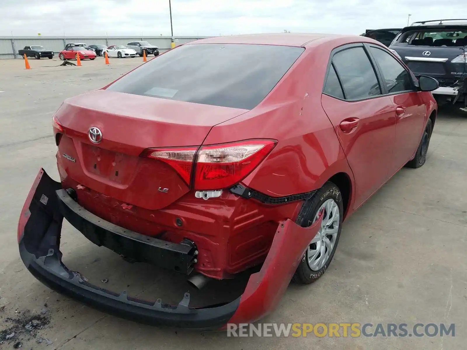 4 Photograph of a damaged car 5YFBURHE3KP947611 TOYOTA COROLLA 2019