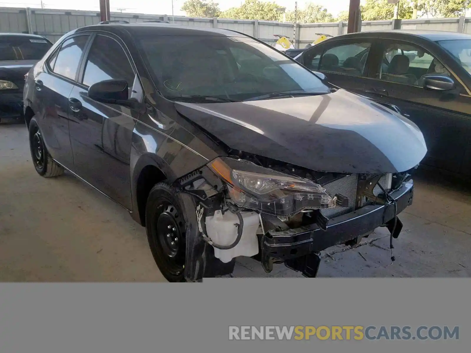 1 Photograph of a damaged car 5YFBURHE3KP947804 TOYOTA COROLLA 2019