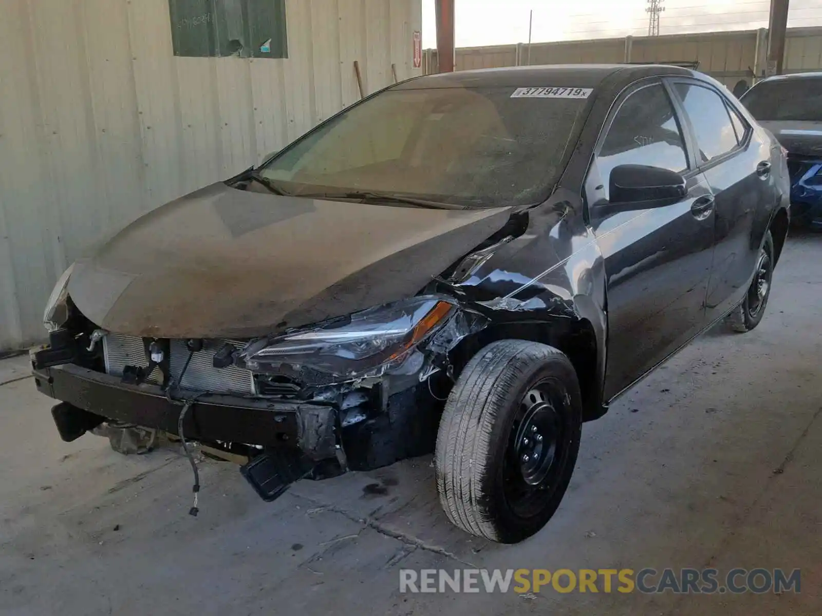 2 Photograph of a damaged car 5YFBURHE3KP947804 TOYOTA COROLLA 2019