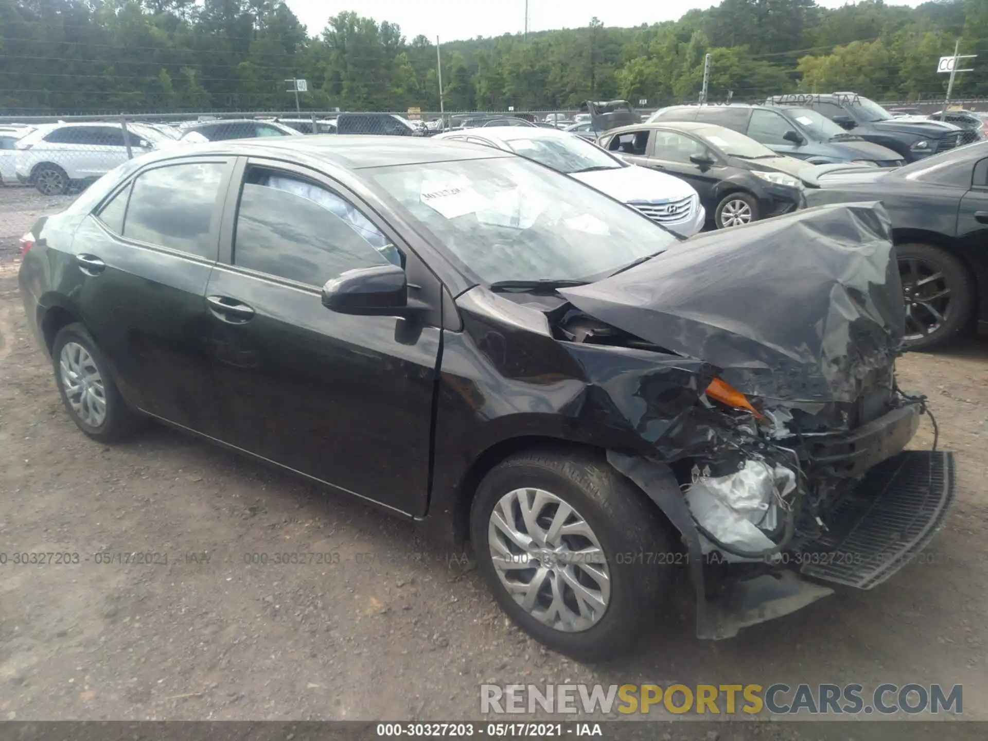 1 Photograph of a damaged car 5YFBURHE3KP948113 TOYOTA COROLLA 2019