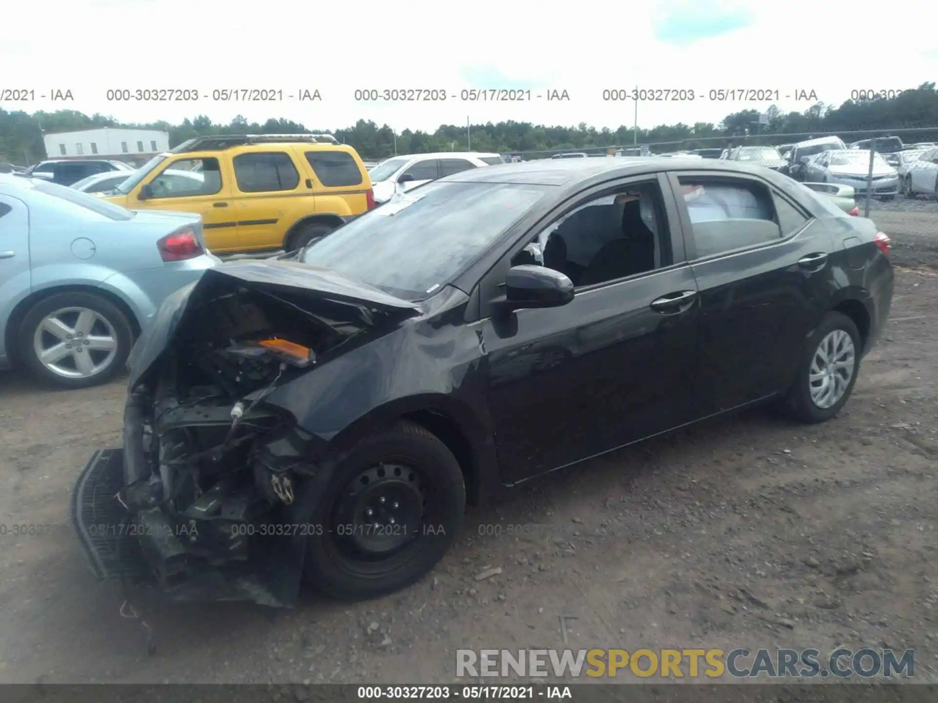 2 Photograph of a damaged car 5YFBURHE3KP948113 TOYOTA COROLLA 2019