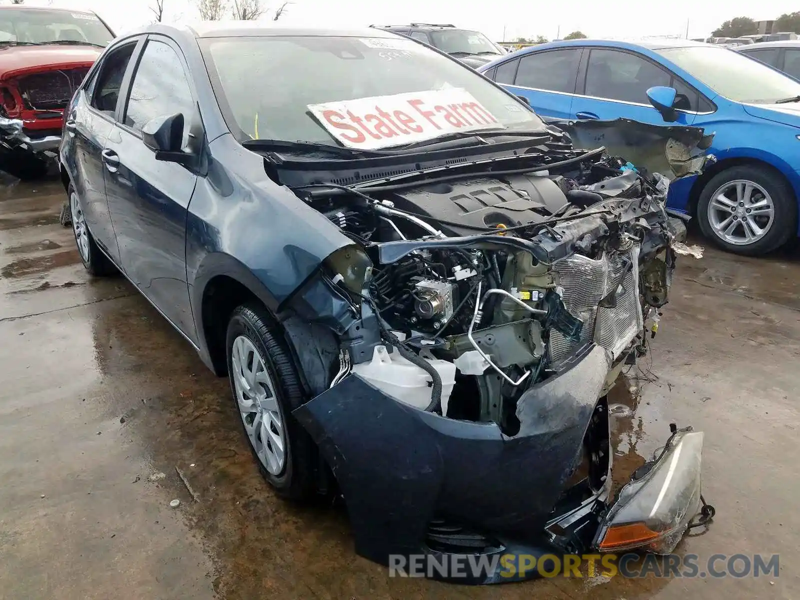 1 Photograph of a damaged car 5YFBURHE3KP948256 TOYOTA COROLLA 2019