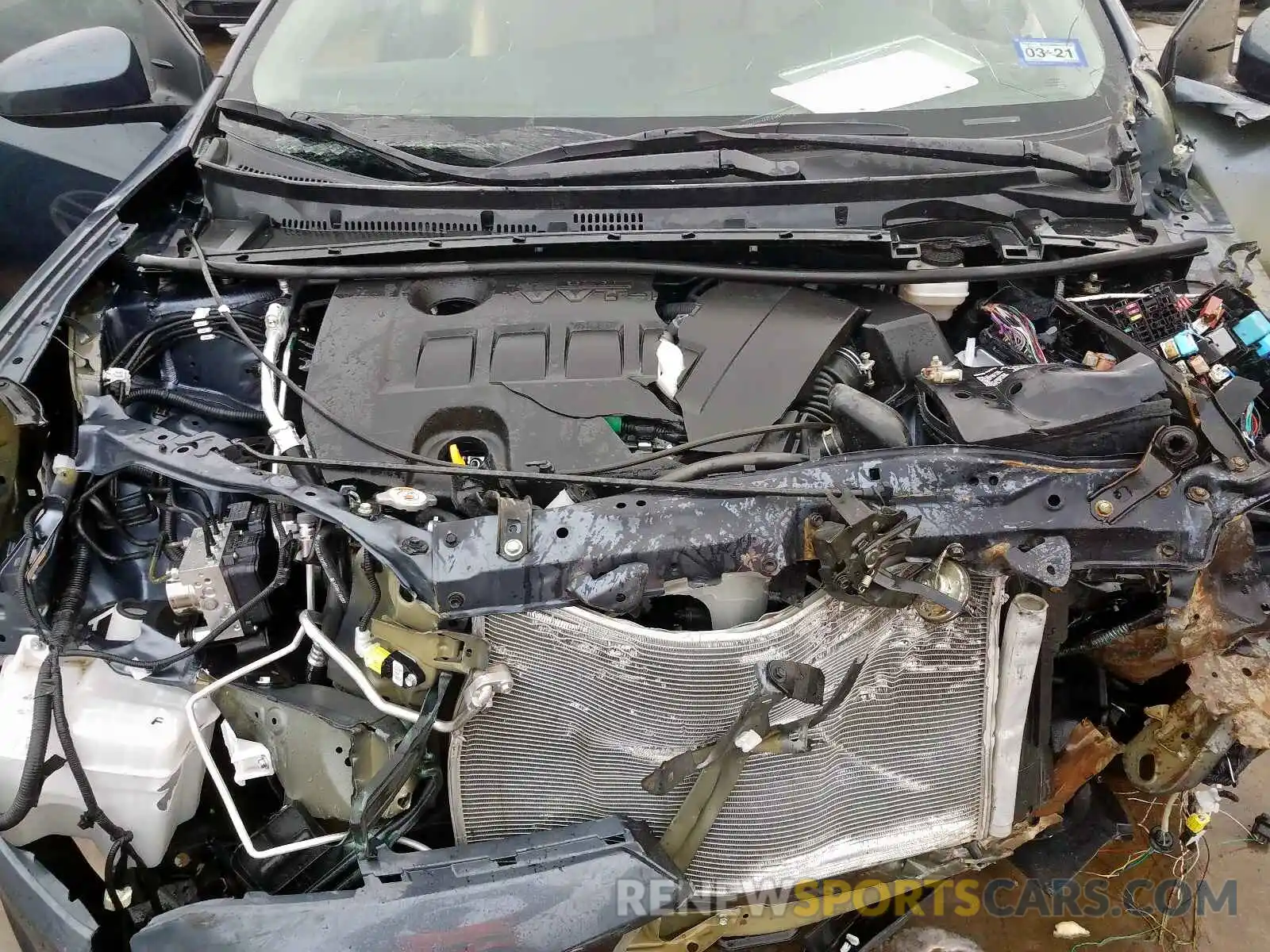 7 Photograph of a damaged car 5YFBURHE3KP948256 TOYOTA COROLLA 2019