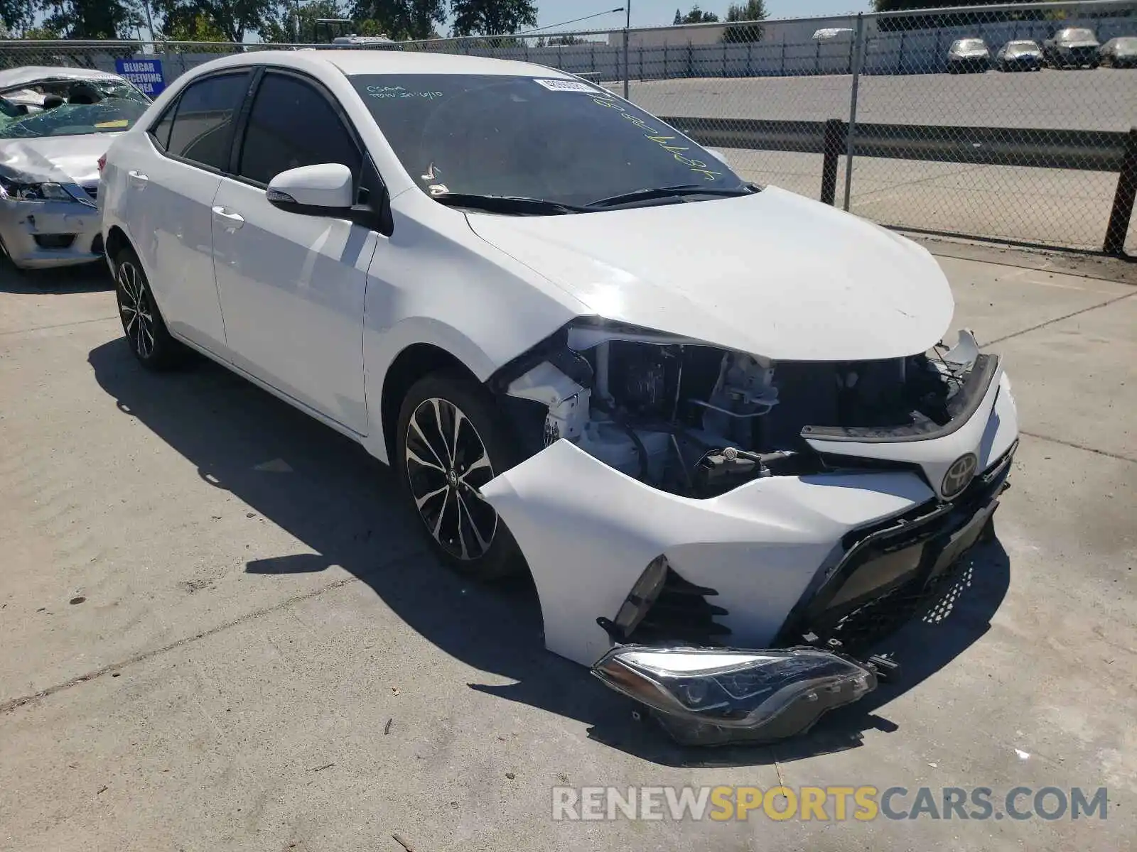 1 Photograph of a damaged car 5YFBURHE3KP948807 TOYOTA COROLLA 2019