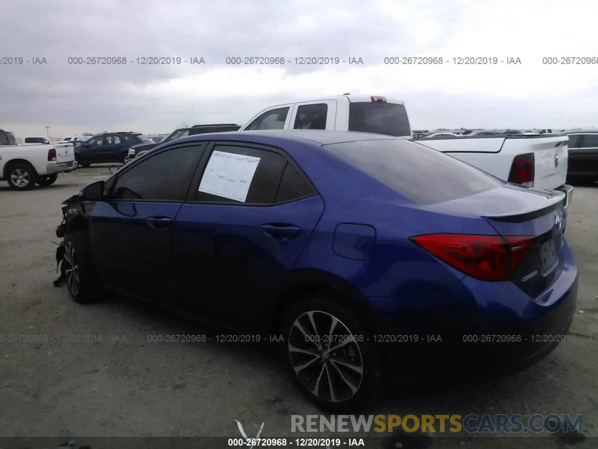 3 Photograph of a damaged car 5YFBURHE3KP949195 TOYOTA COROLLA 2019