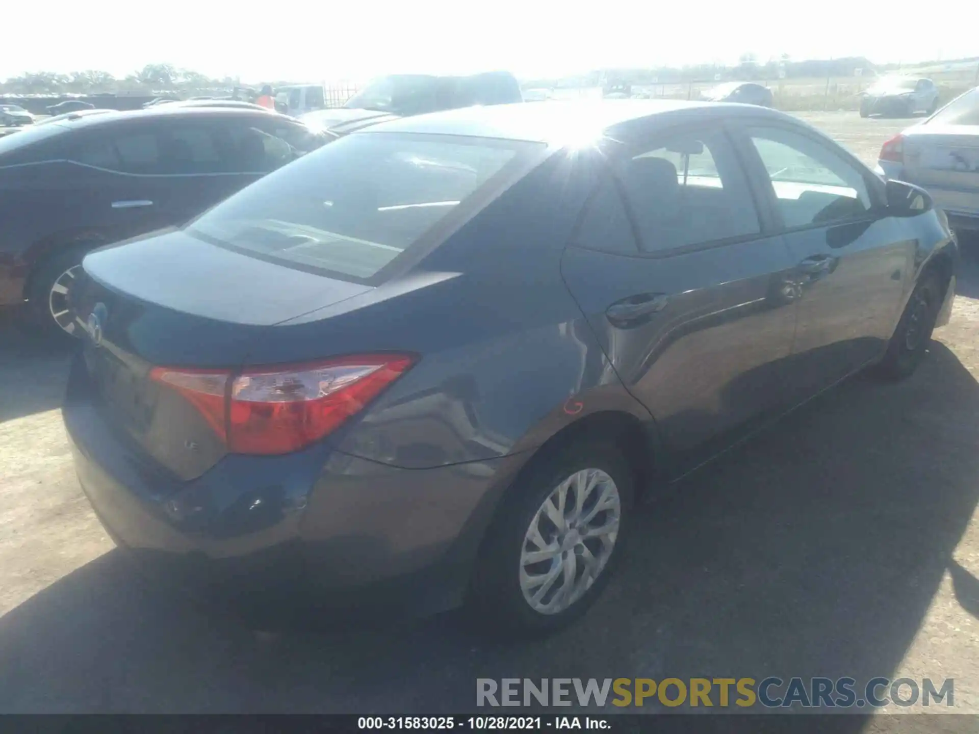 4 Photograph of a damaged car 5YFBURHE3KP949780 TOYOTA COROLLA 2019