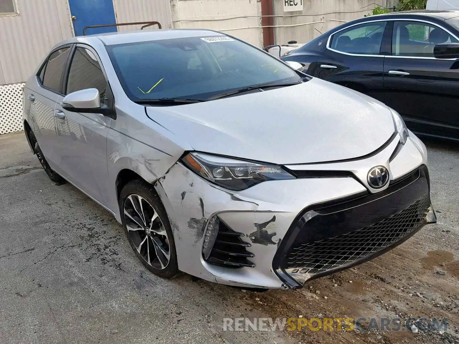 1 Photograph of a damaged car 5YFBURHE4KP856184 TOYOTA COROLLA 2019