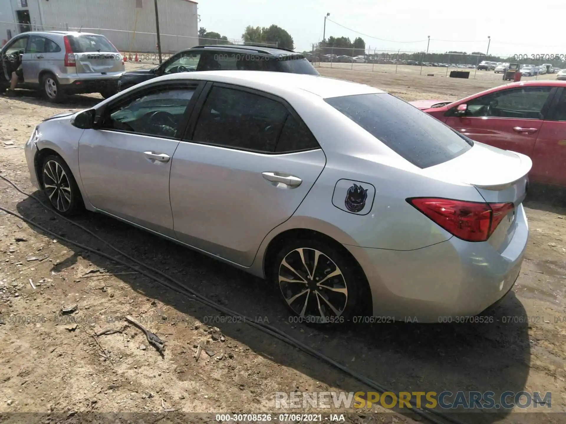 3 Photograph of a damaged car 5YFBURHE4KP856198 TOYOTA COROLLA 2019