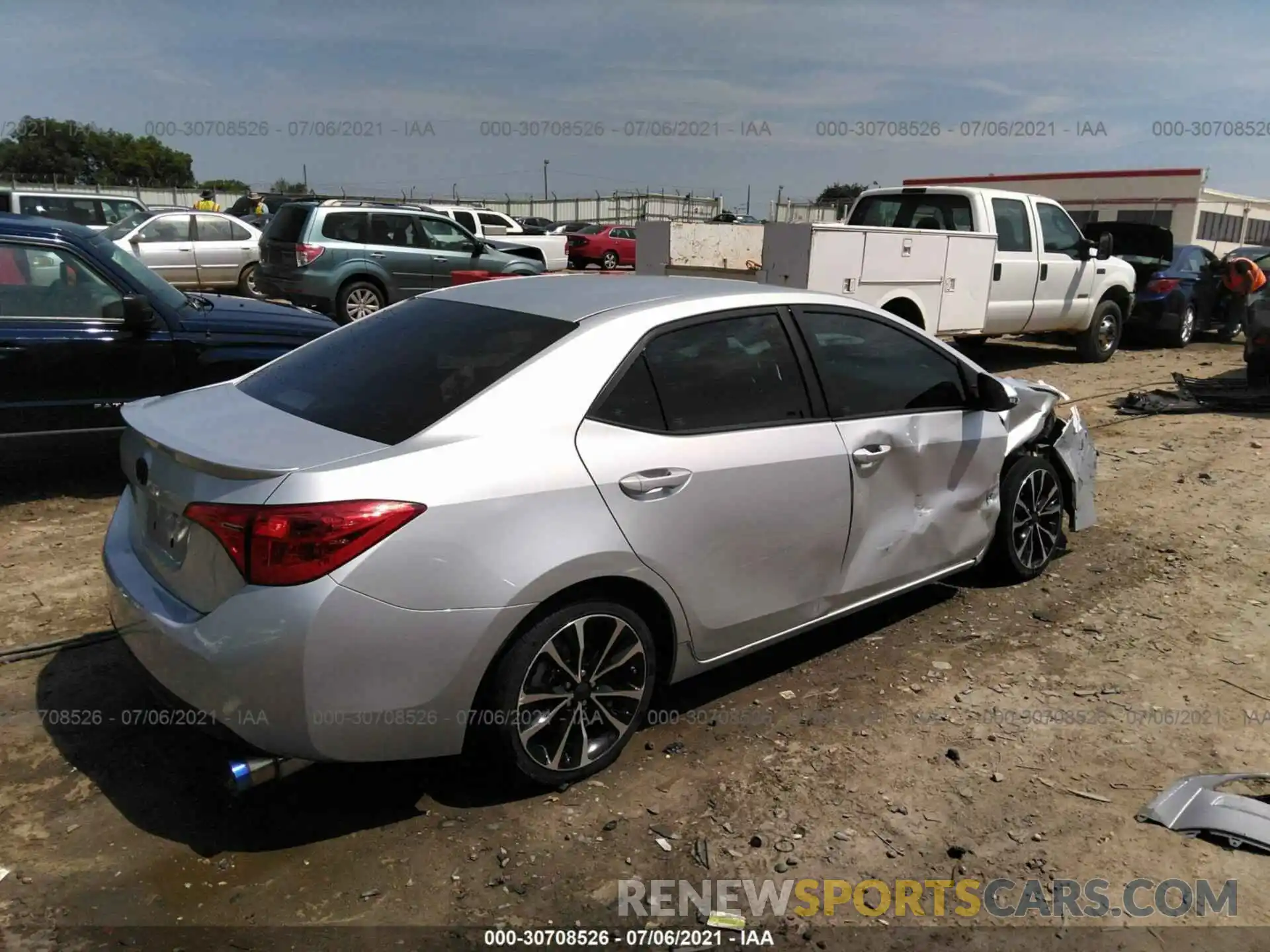 4 Photograph of a damaged car 5YFBURHE4KP856198 TOYOTA COROLLA 2019