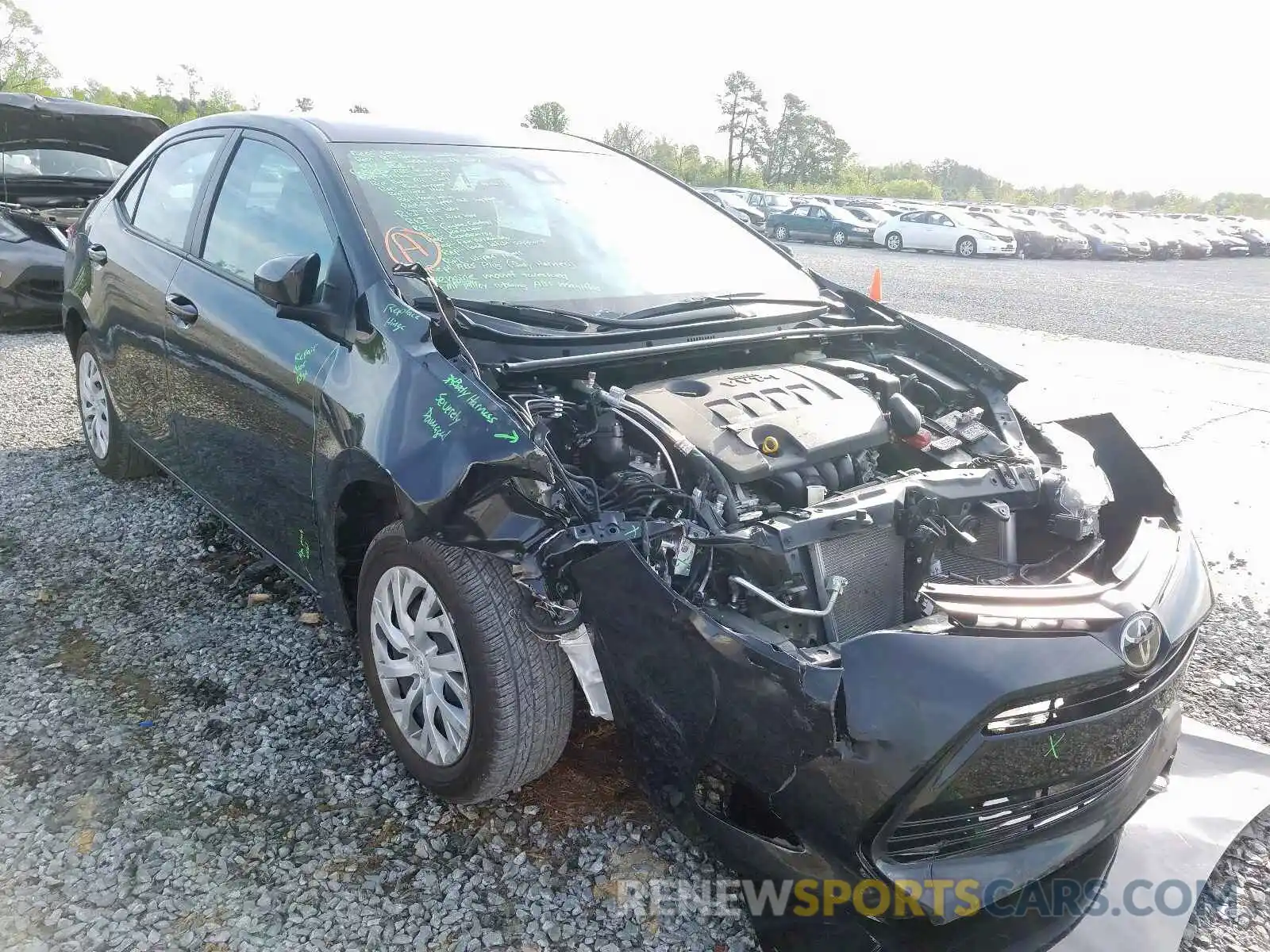 1 Photograph of a damaged car 5YFBURHE4KP856296 TOYOTA COROLLA 2019