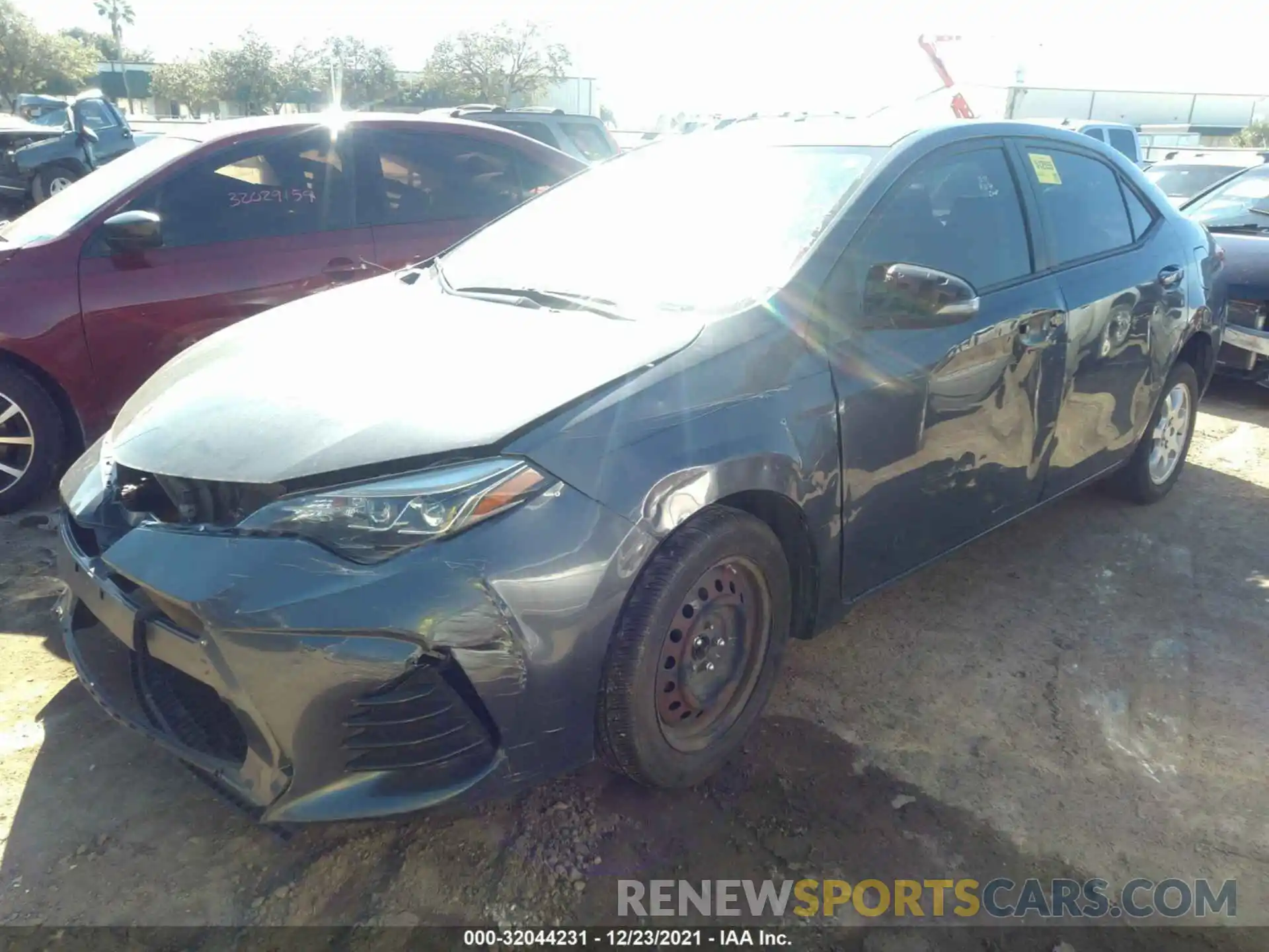 2 Photograph of a damaged car 5YFBURHE4KP856332 TOYOTA COROLLA 2019