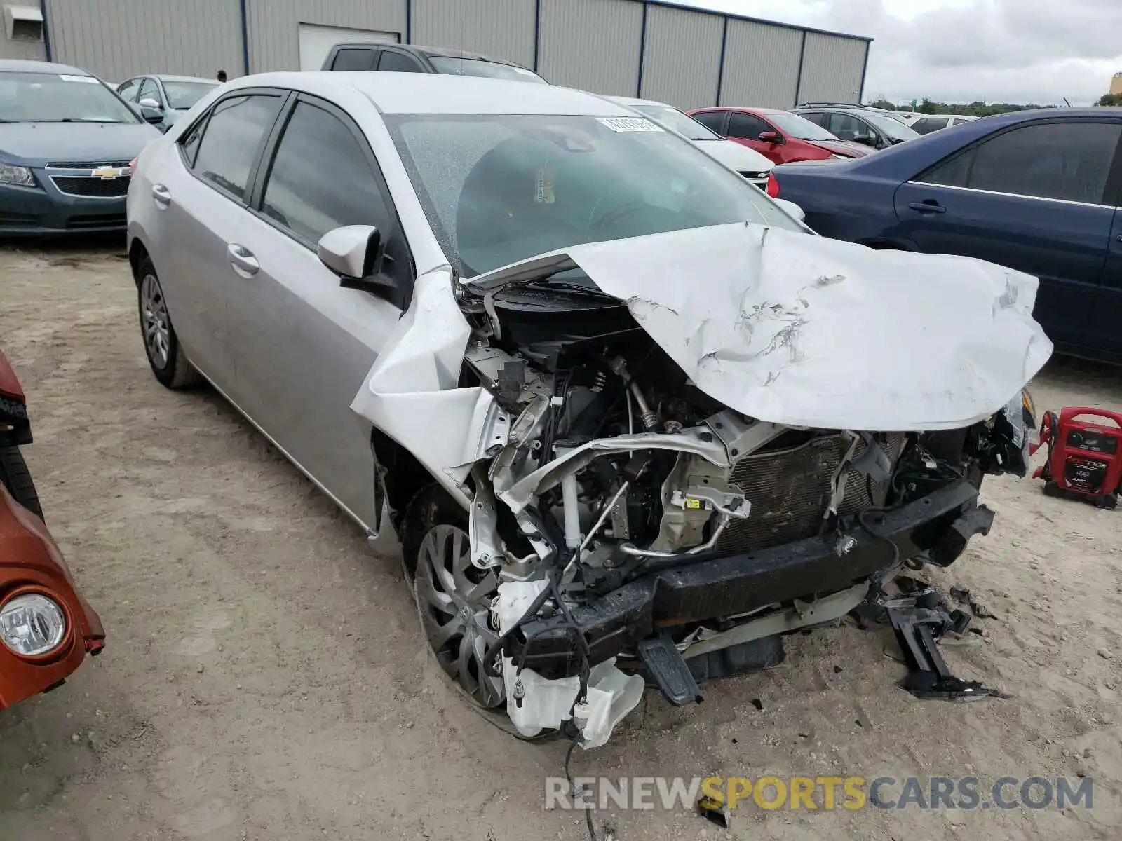 1 Photograph of a damaged car 5YFBURHE4KP856377 TOYOTA COROLLA 2019