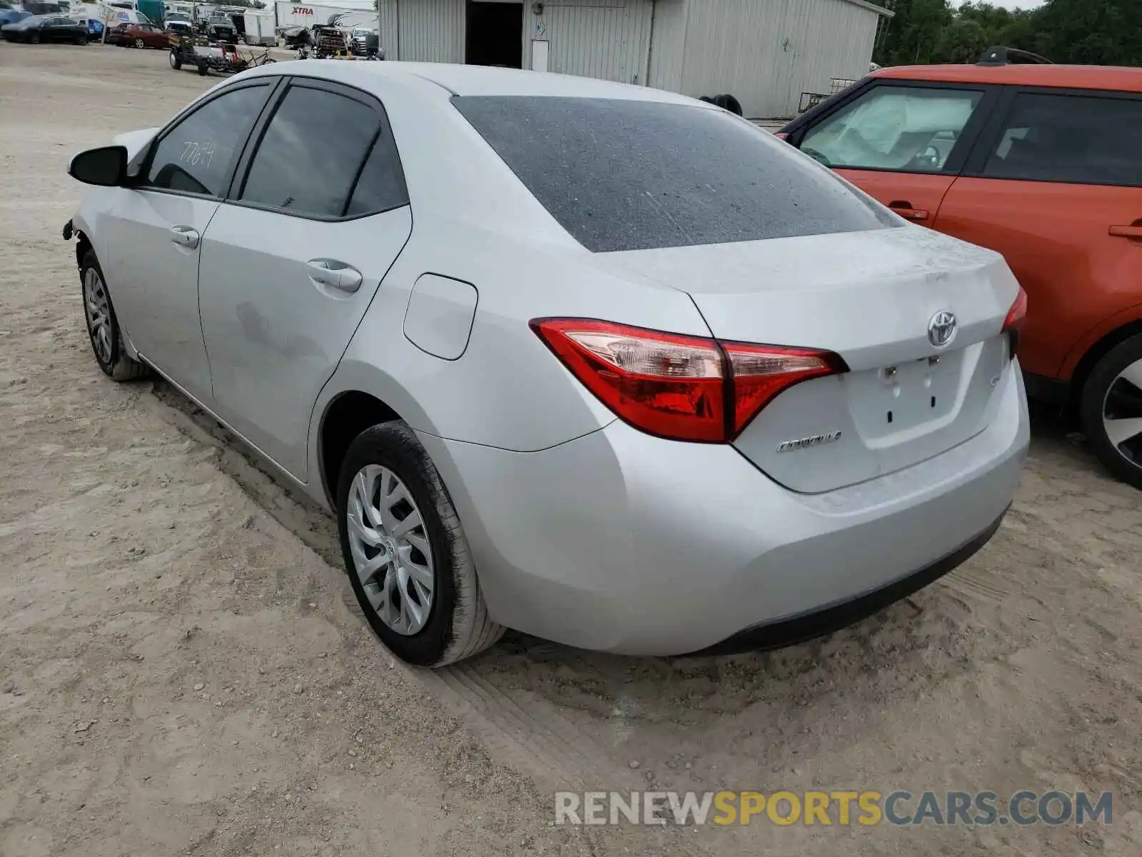 3 Photograph of a damaged car 5YFBURHE4KP856377 TOYOTA COROLLA 2019