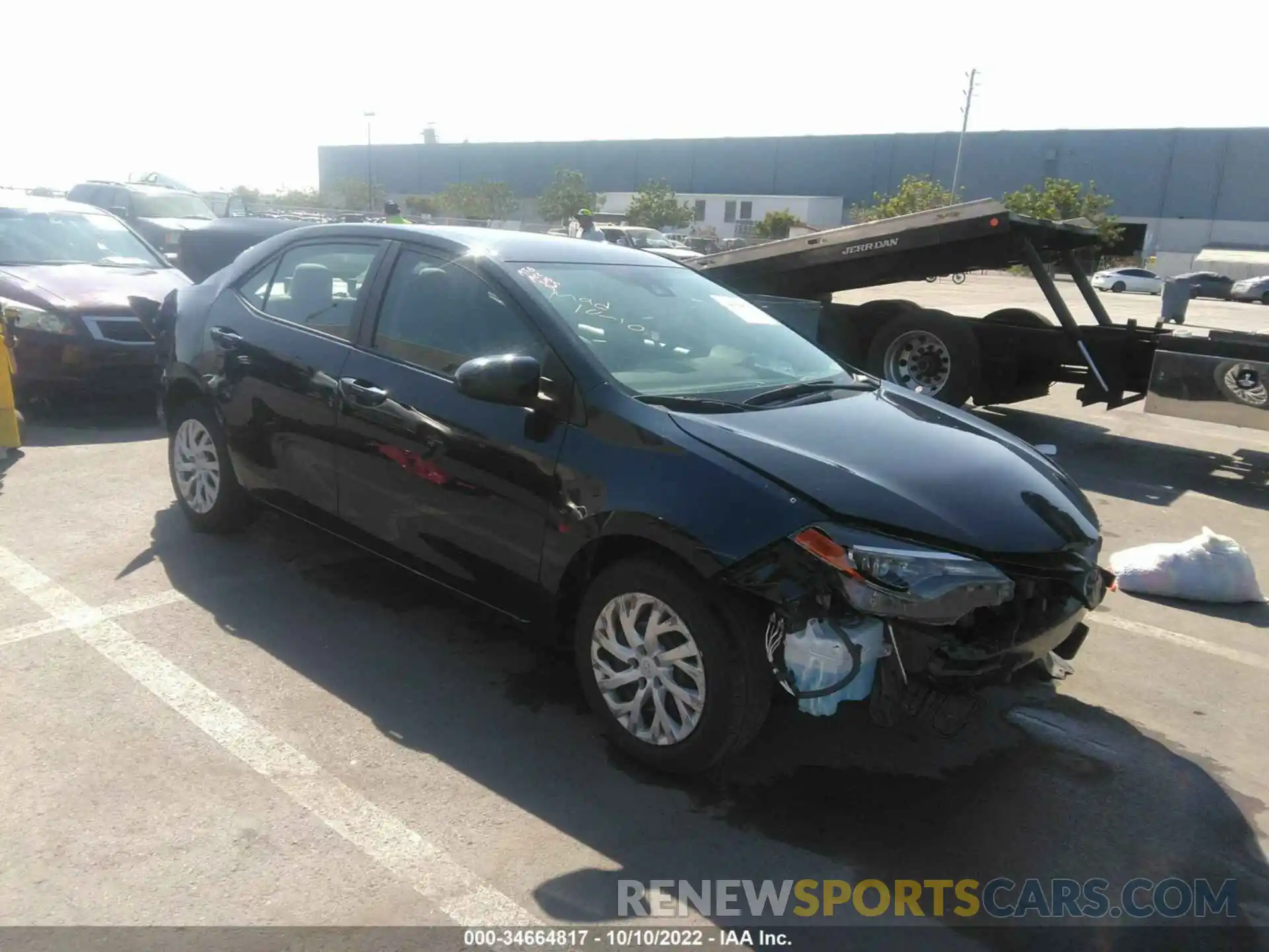 1 Photograph of a damaged car 5YFBURHE4KP856640 TOYOTA COROLLA 2019