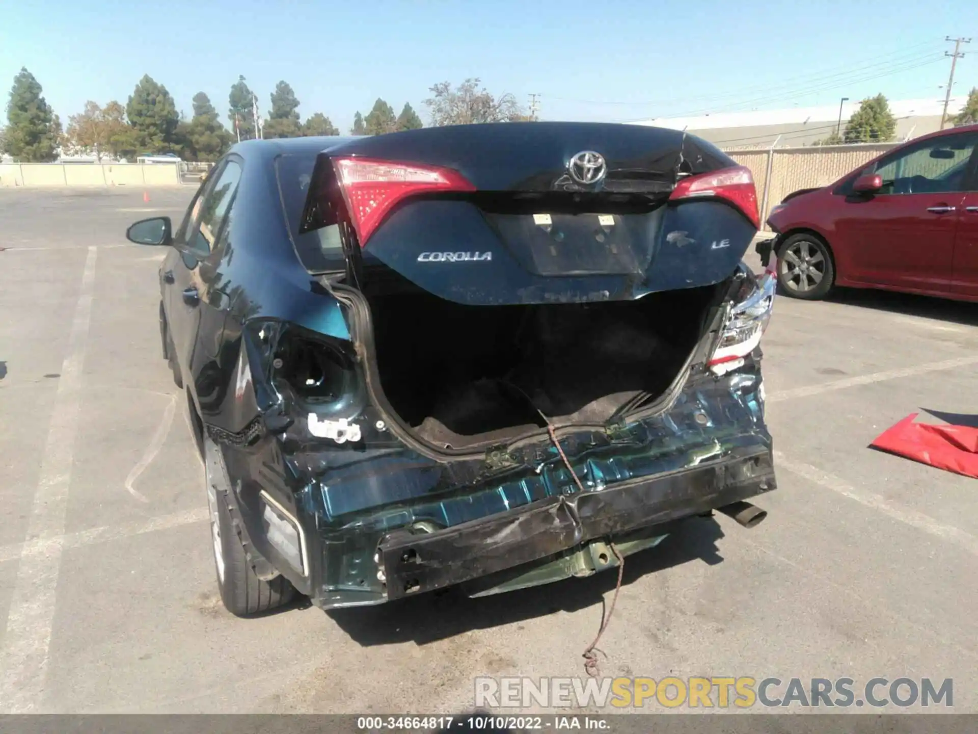 6 Photograph of a damaged car 5YFBURHE4KP856640 TOYOTA COROLLA 2019