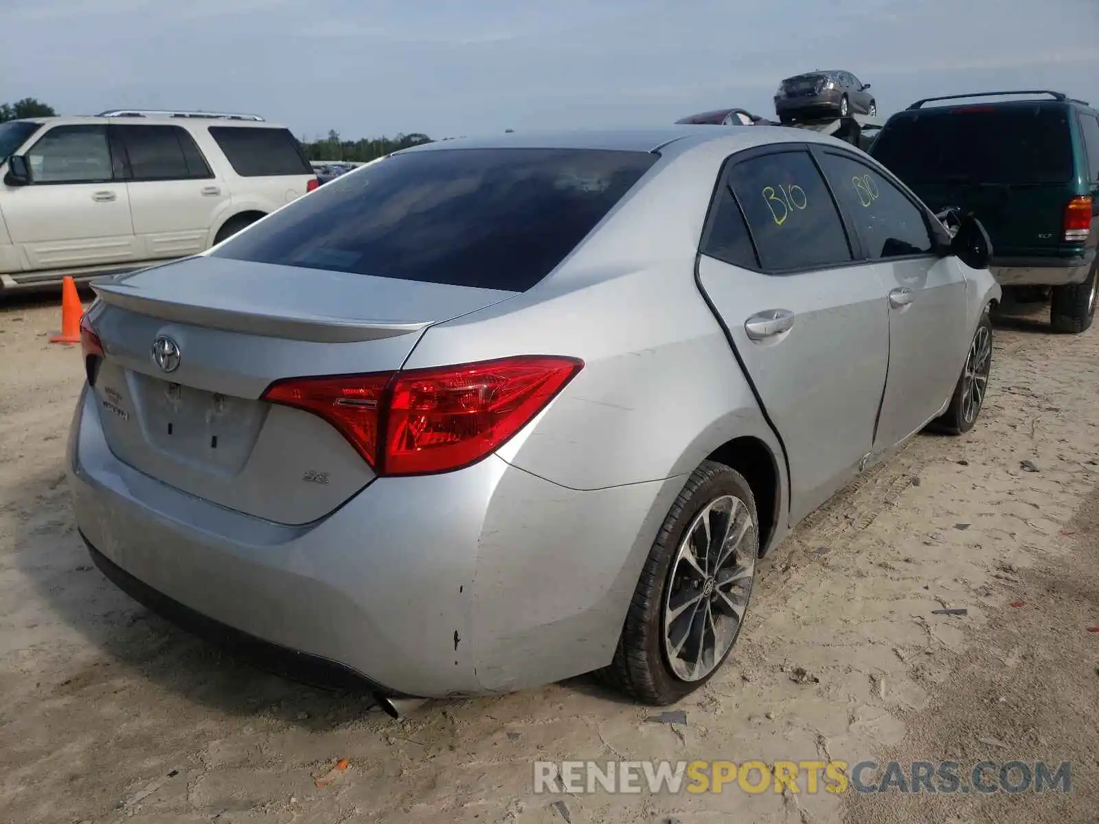 4 Photograph of a damaged car 5YFBURHE4KP856749 TOYOTA COROLLA 2019