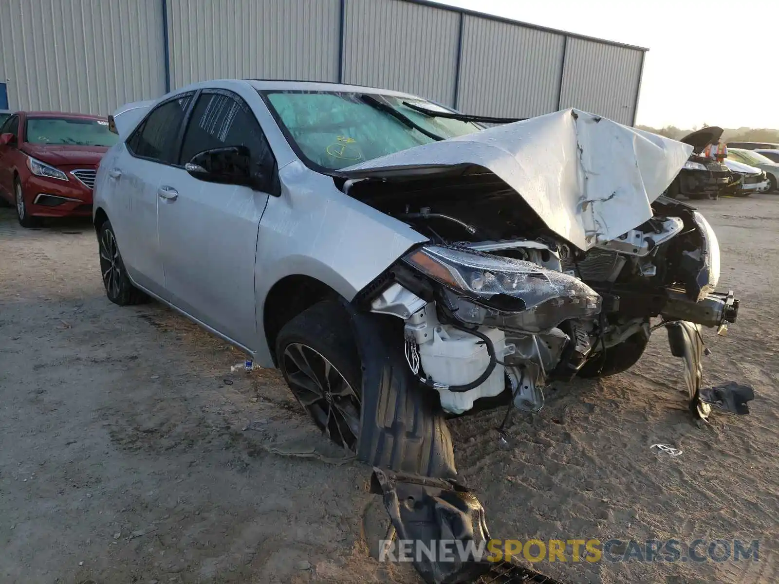 1 Photograph of a damaged car 5YFBURHE4KP856783 TOYOTA COROLLA 2019