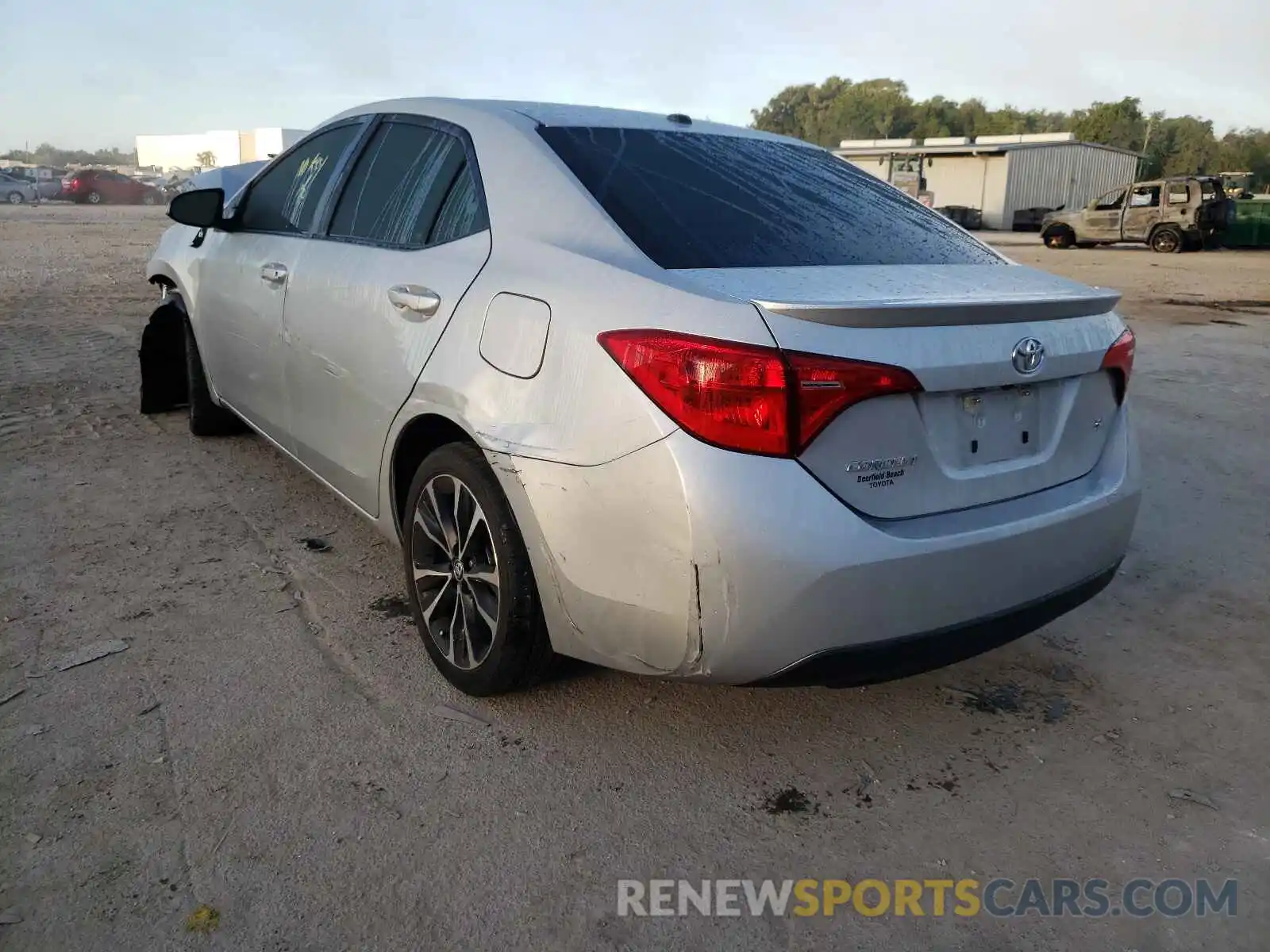 3 Photograph of a damaged car 5YFBURHE4KP856783 TOYOTA COROLLA 2019