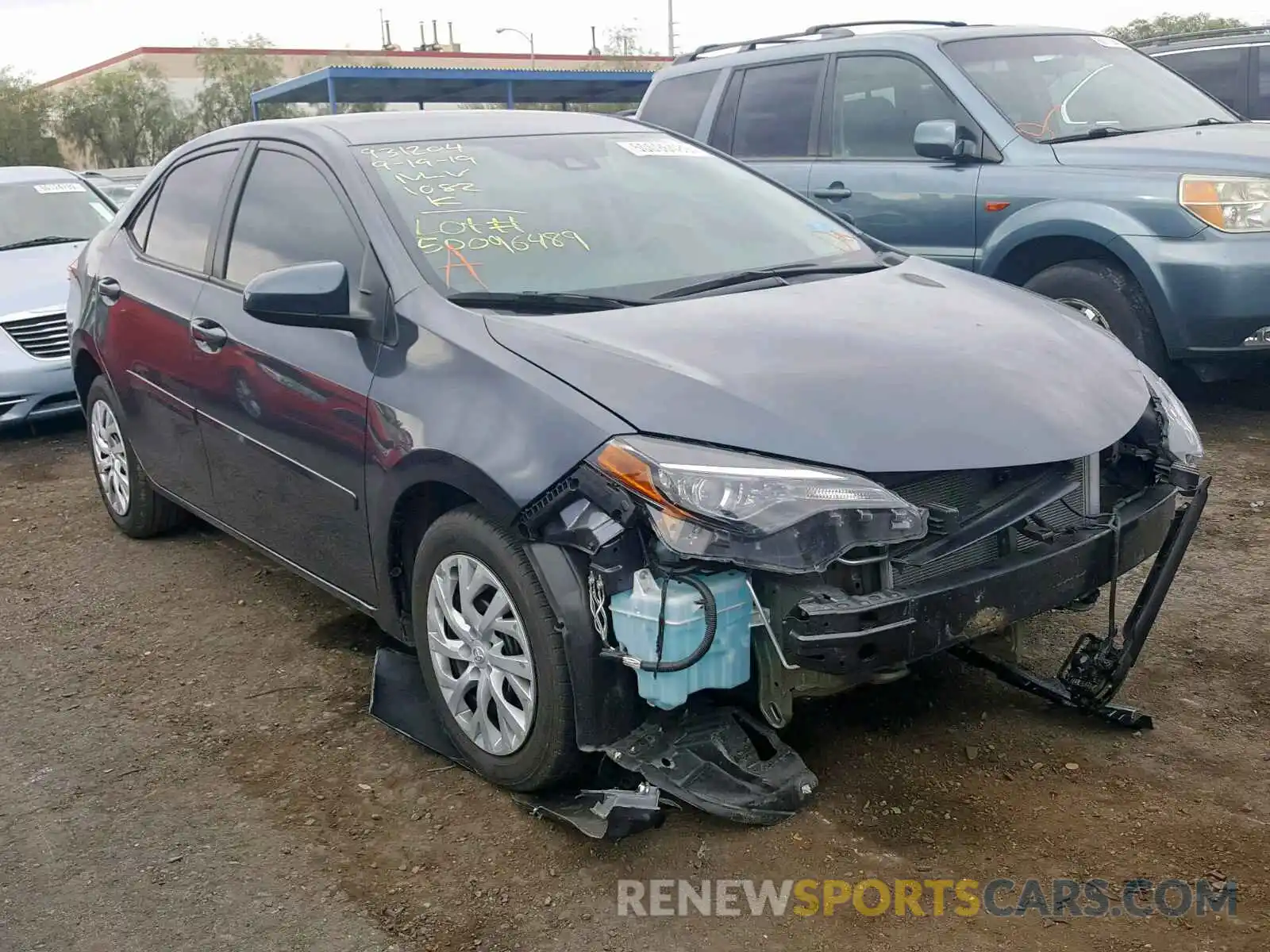 1 Photograph of a damaged car 5YFBURHE4KP857111 TOYOTA COROLLA 2019