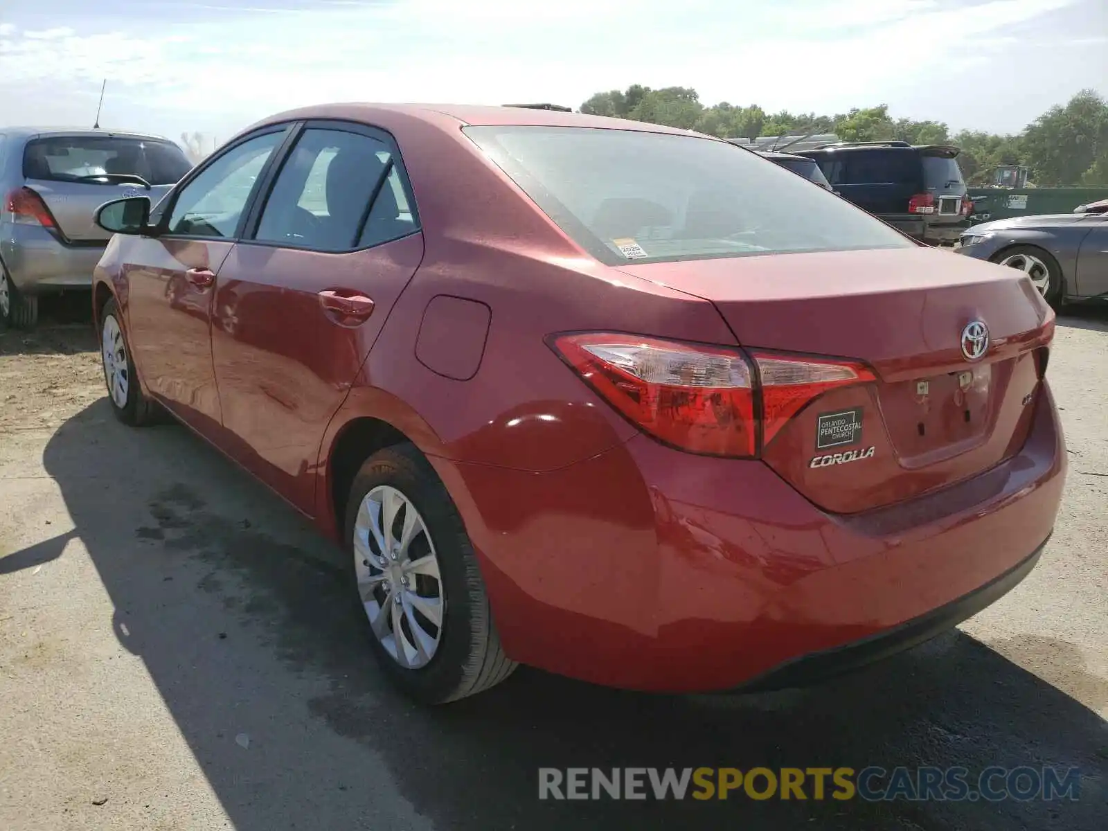 3 Photograph of a damaged car 5YFBURHE4KP857254 TOYOTA COROLLA 2019