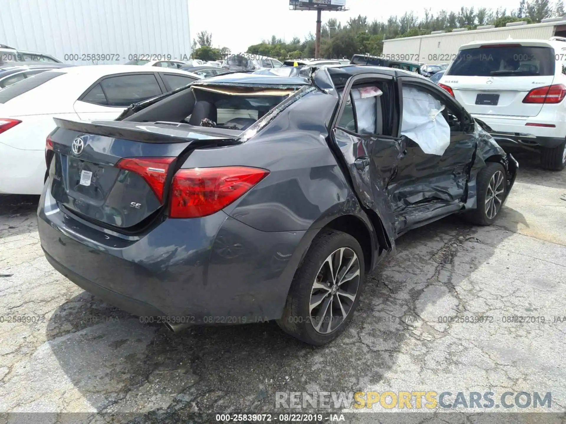 4 Photograph of a damaged car 5YFBURHE4KP857397 TOYOTA COROLLA 2019