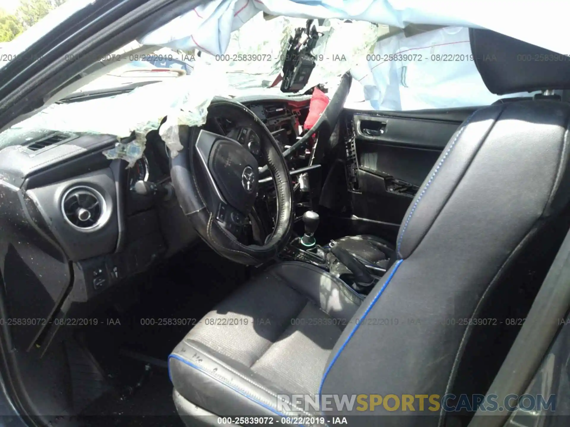 5 Photograph of a damaged car 5YFBURHE4KP857397 TOYOTA COROLLA 2019