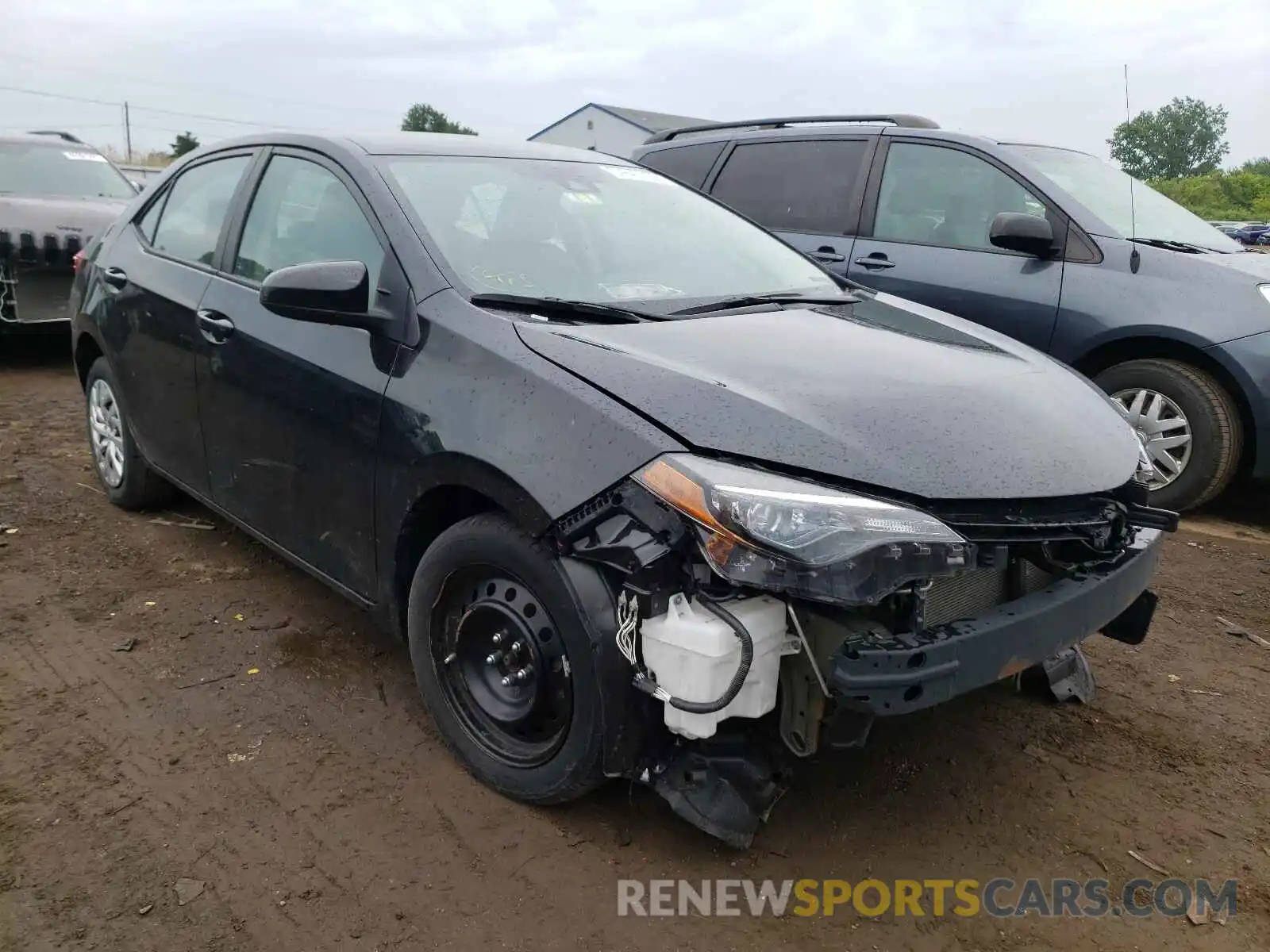 1 Photograph of a damaged car 5YFBURHE4KP857495 TOYOTA COROLLA 2019