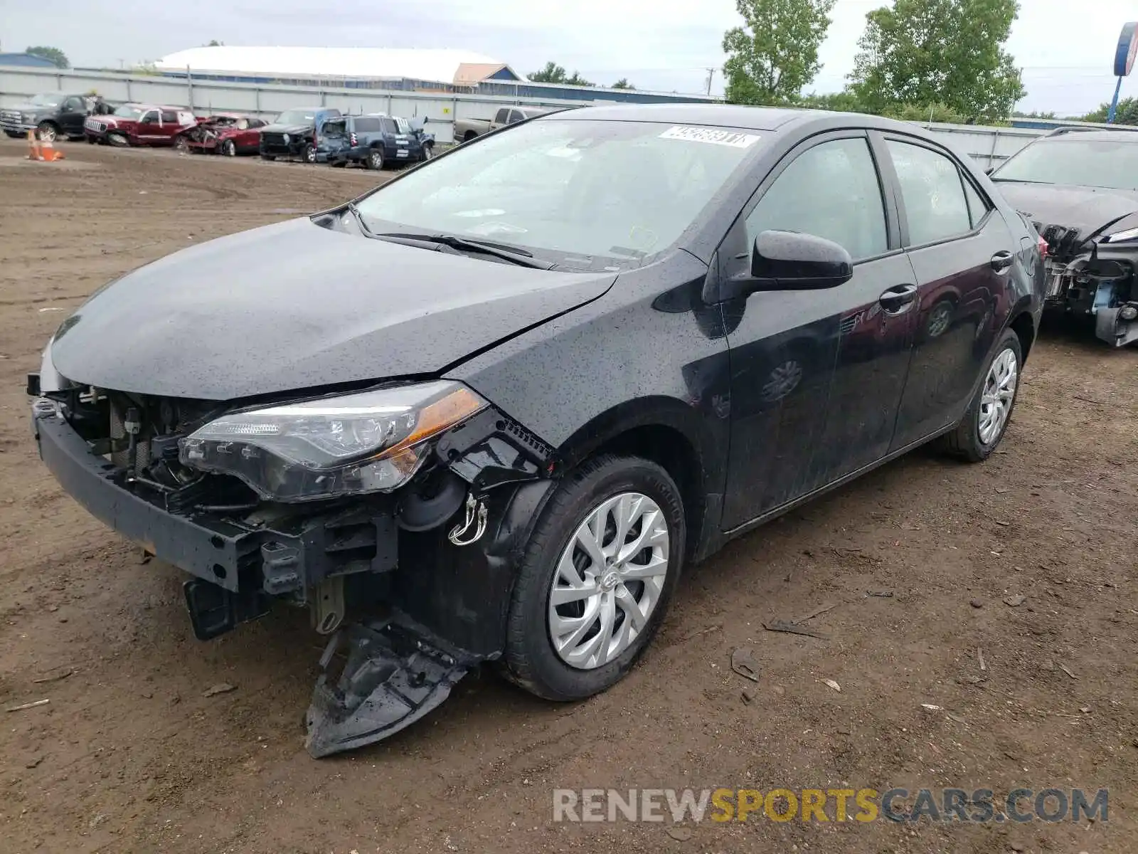 2 Photograph of a damaged car 5YFBURHE4KP857495 TOYOTA COROLLA 2019