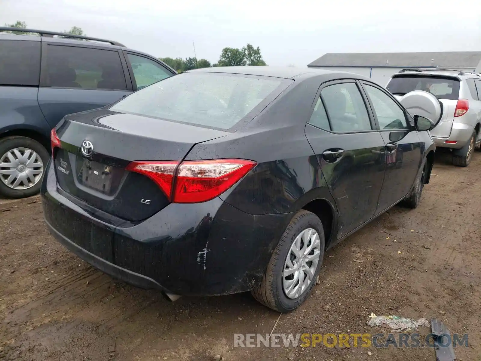 4 Photograph of a damaged car 5YFBURHE4KP857495 TOYOTA COROLLA 2019