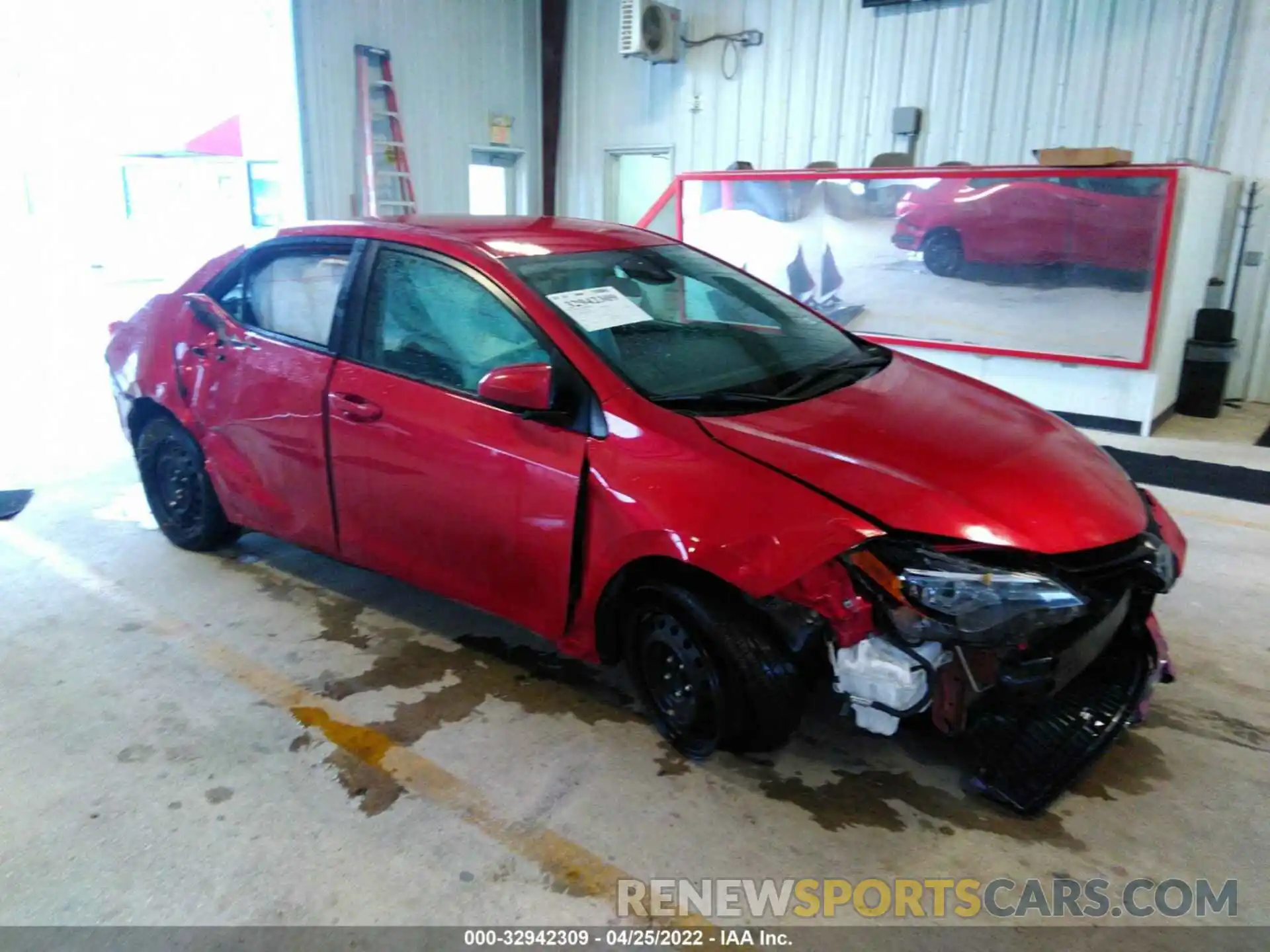 1 Photograph of a damaged car 5YFBURHE4KP857576 TOYOTA COROLLA 2019