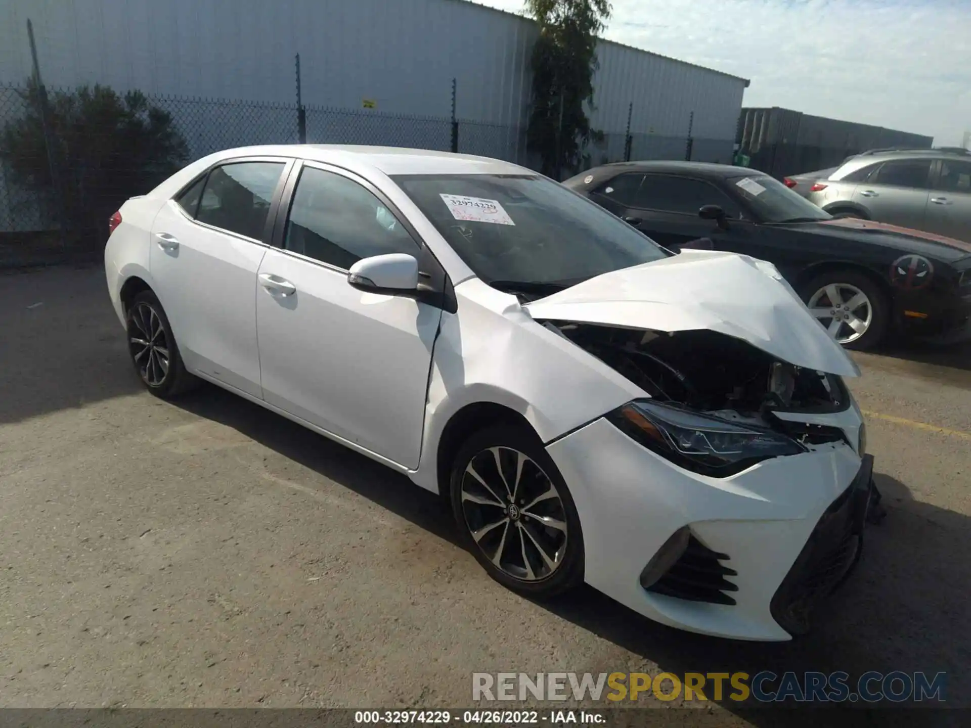 1 Photograph of a damaged car 5YFBURHE4KP857836 TOYOTA COROLLA 2019